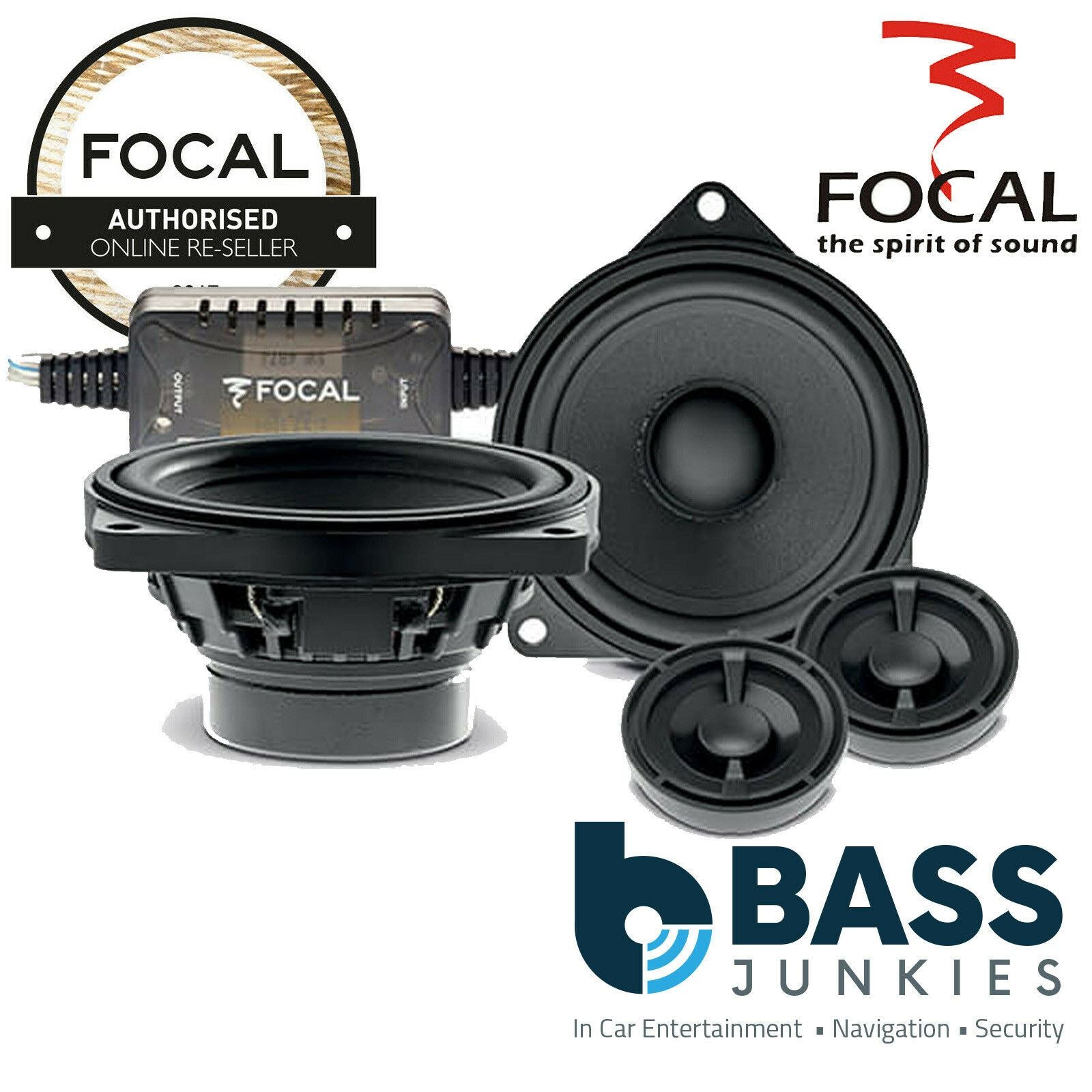 Focal IFBMW-S BMW X1 1 & 3 Series 4" Factory Fit Upgrade Component Car Speakers