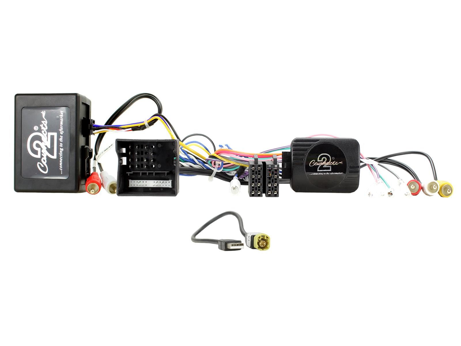 SONY 6.2" Screen Blutooth Double Din Stereo Fitting Kit + Steering Wheel Stalk Controls to fit Porsche 911 2011-16