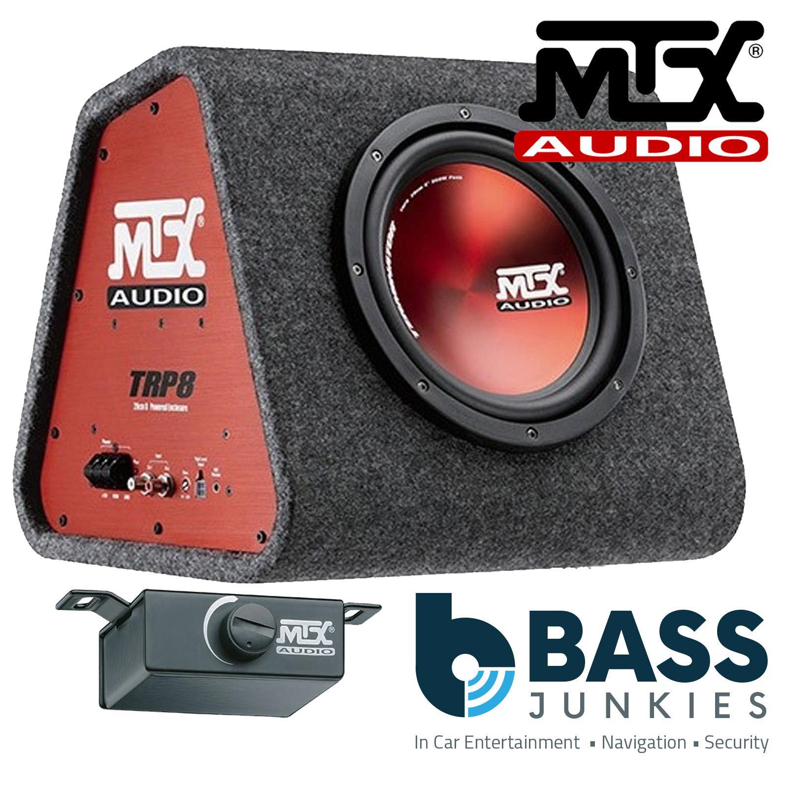 MTX TRP8 - 8" 360 Watts Terminator Car Amp Amplified Powered Vented Enclosure
