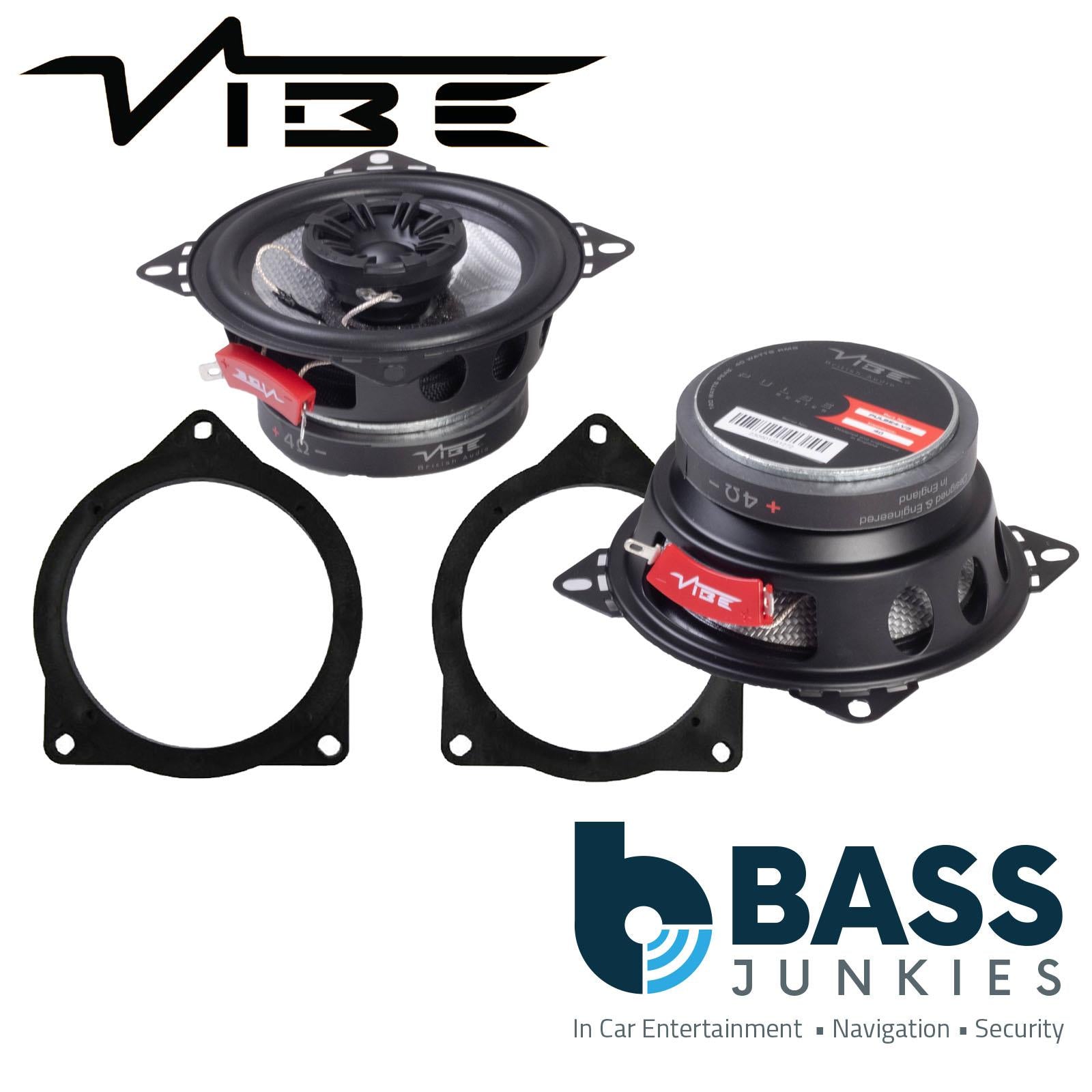 Vive PULSE4 100mm/10cm/4" 2-Way Coaxial Car speakers (Per Pair Max 240|80 watts RMS) Fits BMW 3-Series 2011-19 | 4-Series 13-20 | 5-Series 03-10