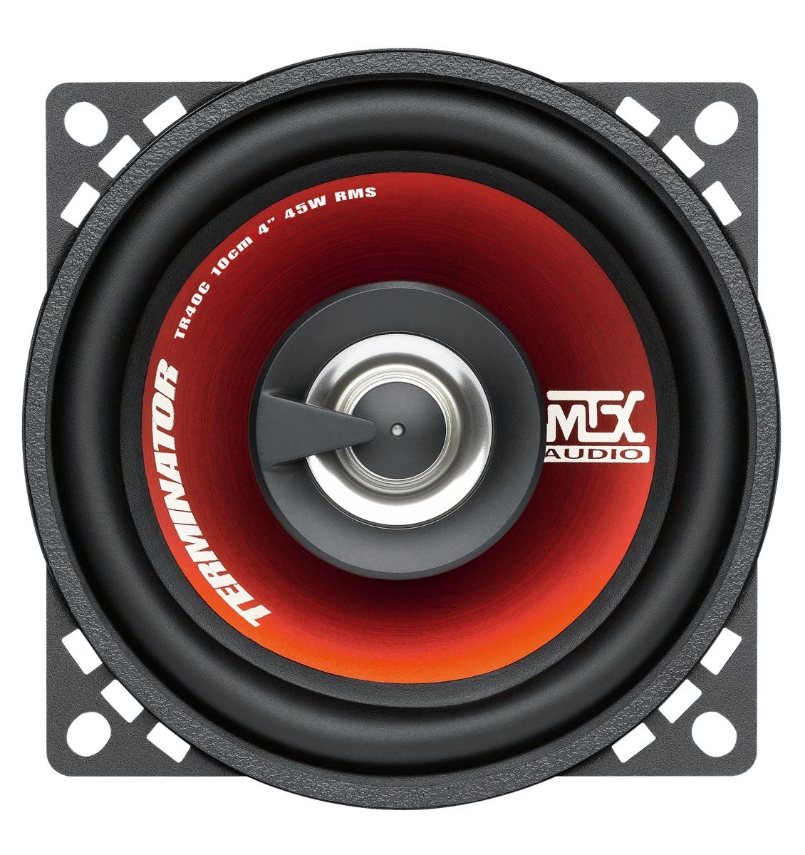 MTX TR40C 100mm/10cm/4" 2-Way Coaxial Car speakers (Per Pair Max 620|90 watts RMS) Fits Peugeot Bipper 2008-12