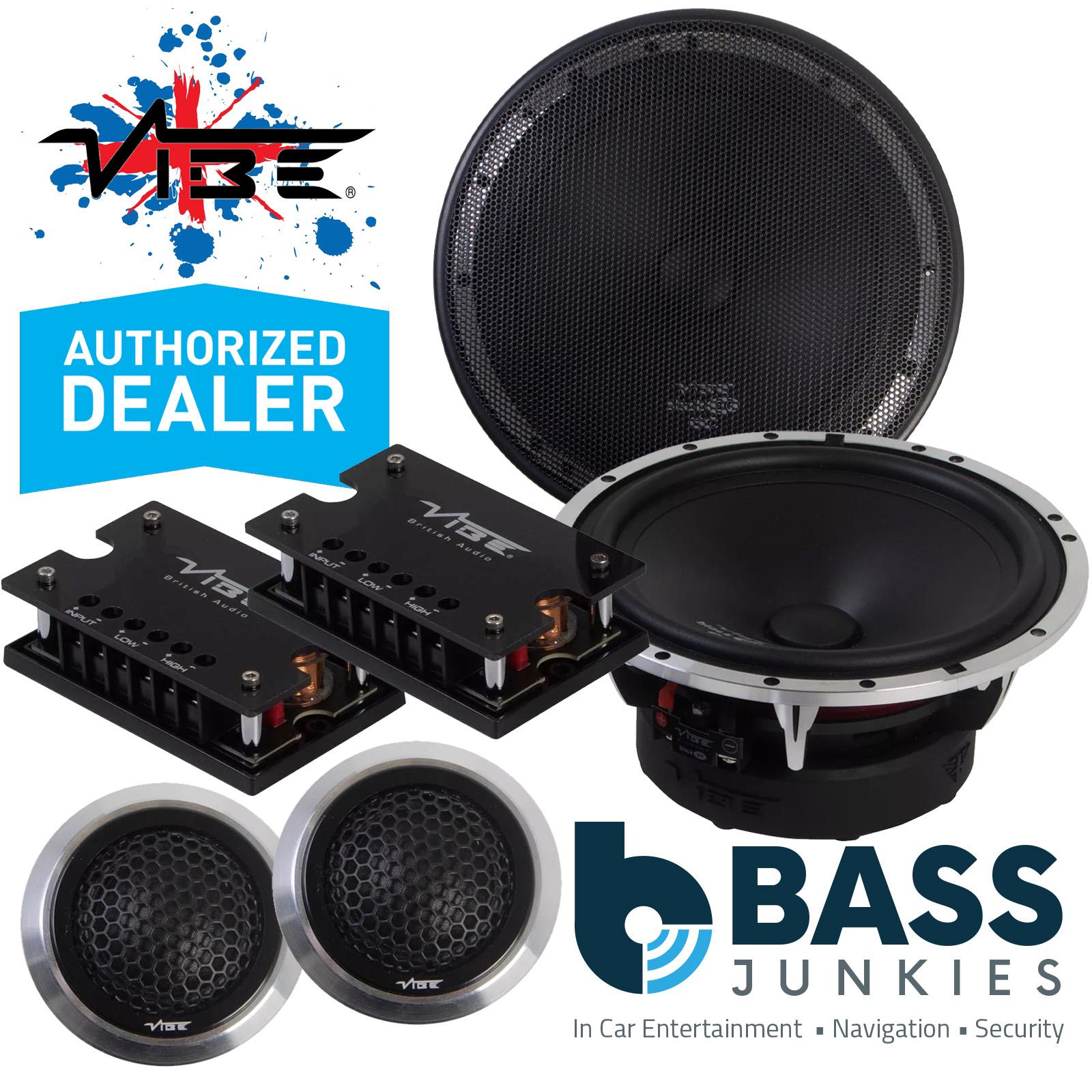 VIBE BLACKAIR6C-V0 6.5" 4Ohm 420W Peak Power Car Audio Component Speakers