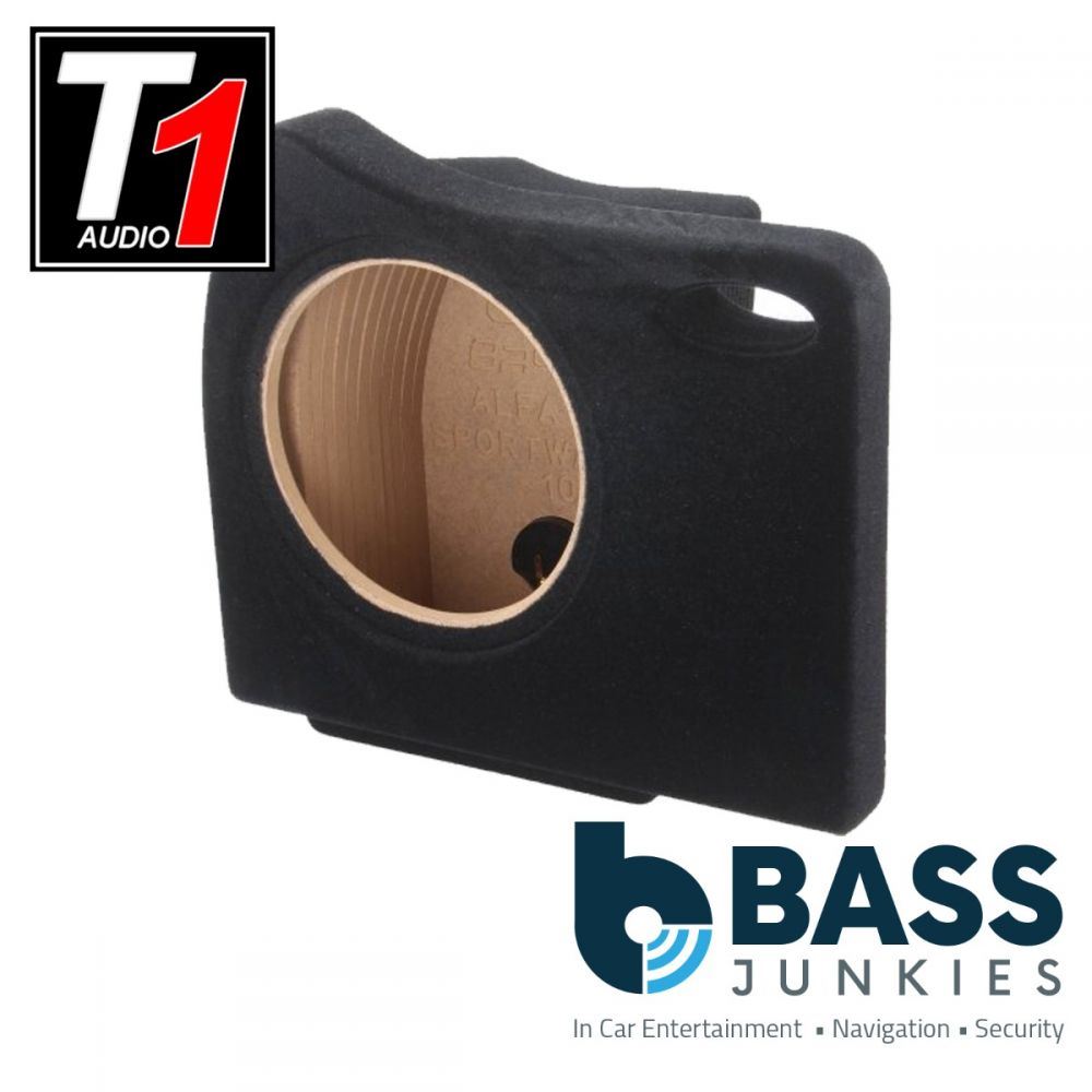 T1 Audio - Alfa Romeo 159 2005-2011 Left Wheel Arch 10" Inch Custom Fit Car Sub Subwoofer Bass Box