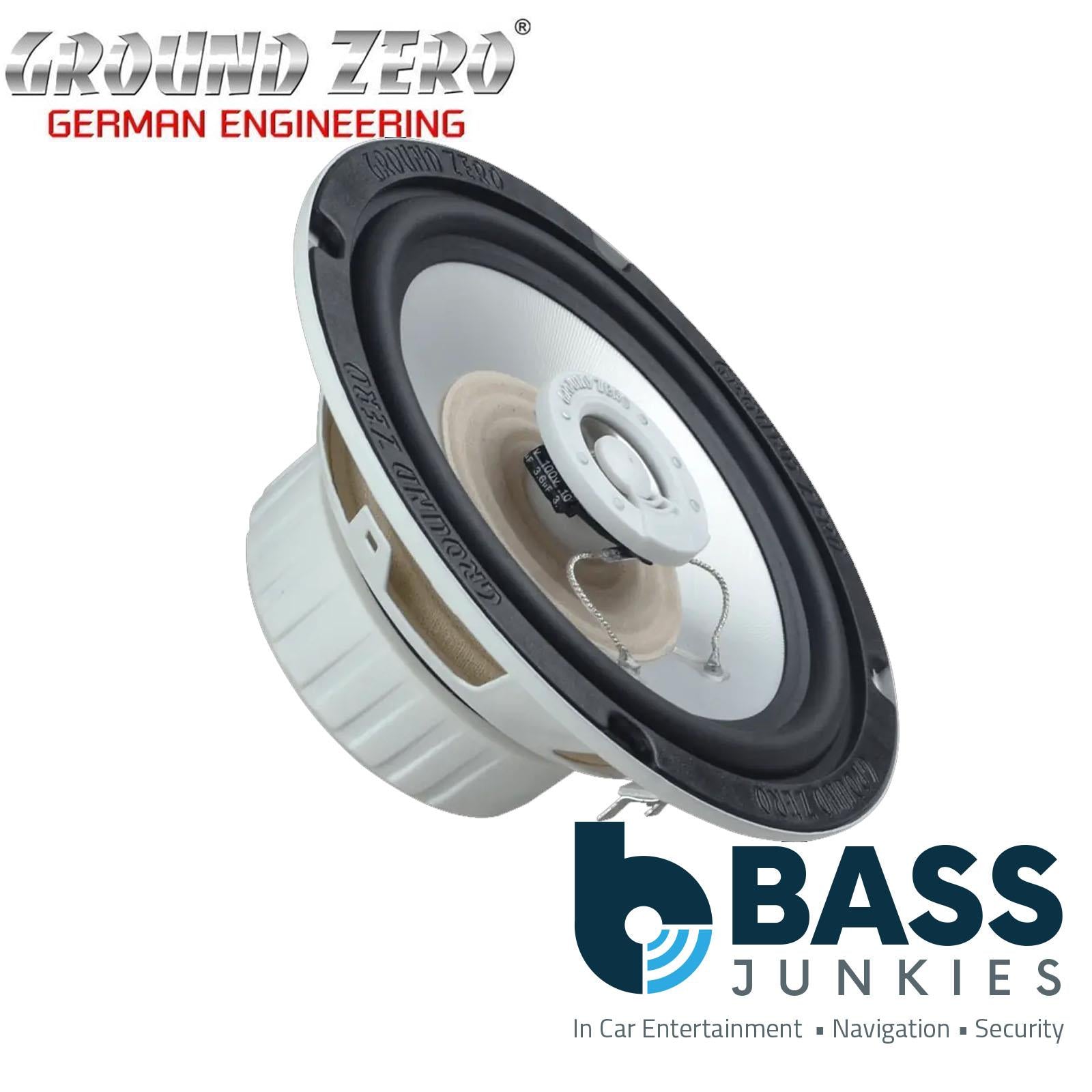 Ground Zero GZRM 165X - 6.5" Inch 16.5cm 240 Watts 4 Ohm Marine 2-way Coaxial Car Boat Speakers