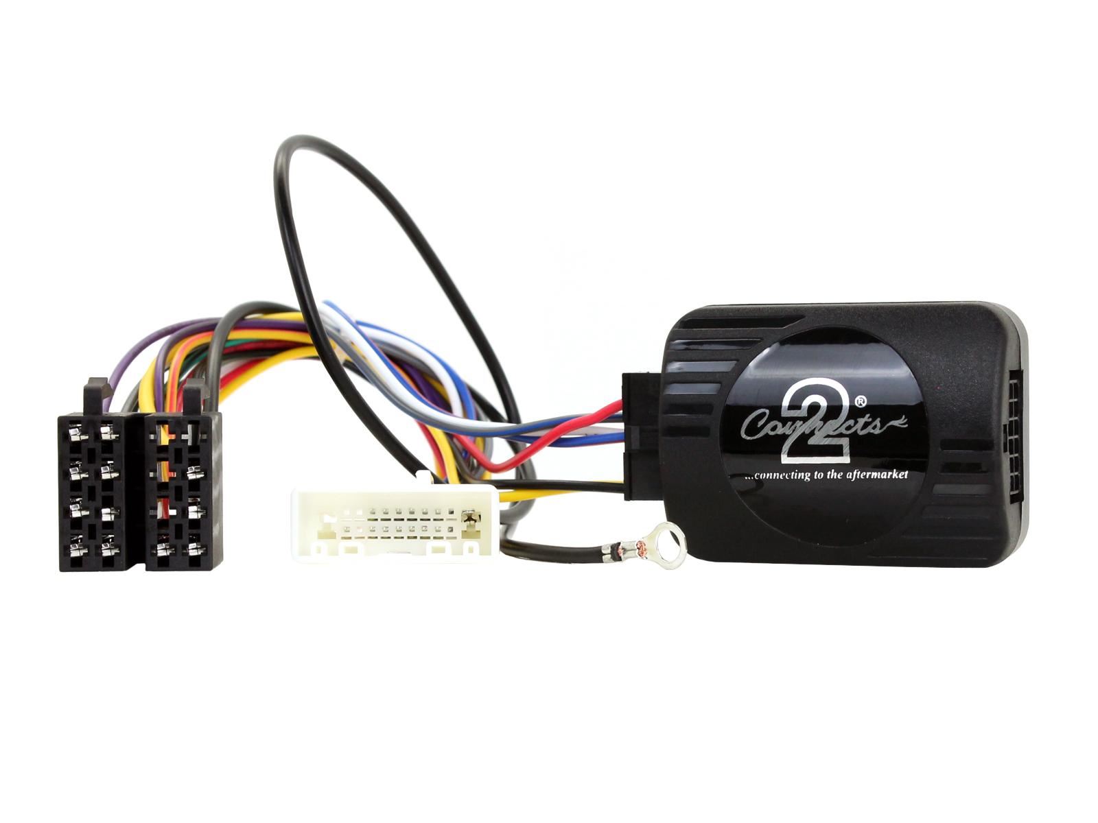 Connects2 CTKNS03 - Nissan Qashqai 2007 - 2013 Double Din Fascia & Steering Wheel Interface Installation Kit