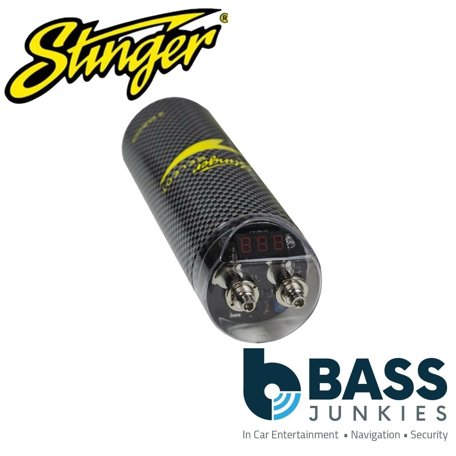Stinger SSCAP2M 2 Farad 2000 Watt Car Amp Amplifier Digital Power Cap Capacitor
