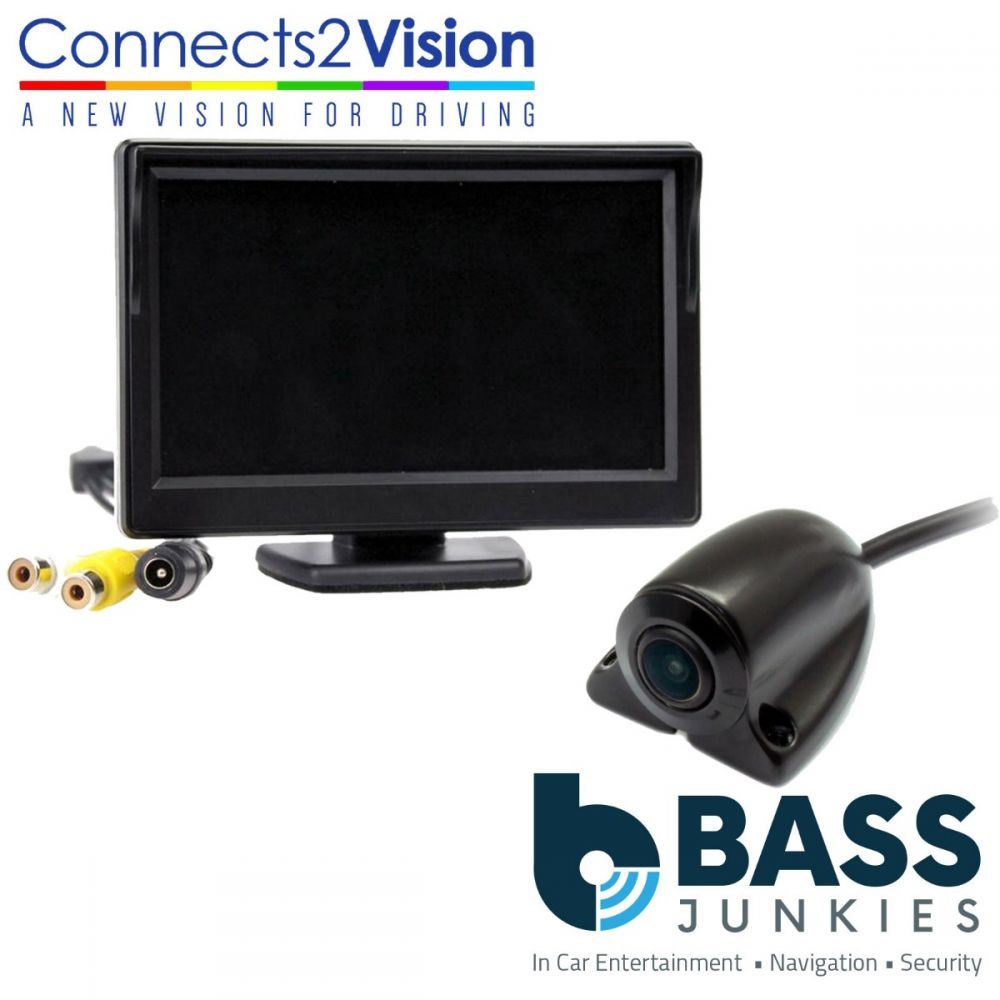 Connects2 CAM-15 Universal Car Van Rear Colour Reverse Camera & 5" Dash Mount Screen Kit