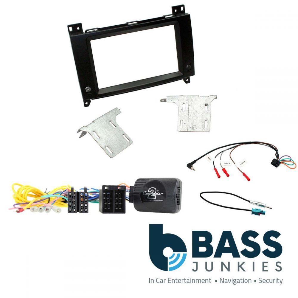 Connects2 CTKMB19 - Mercedes Vito 2015 Onwards Double Din Fascia Installation Kit