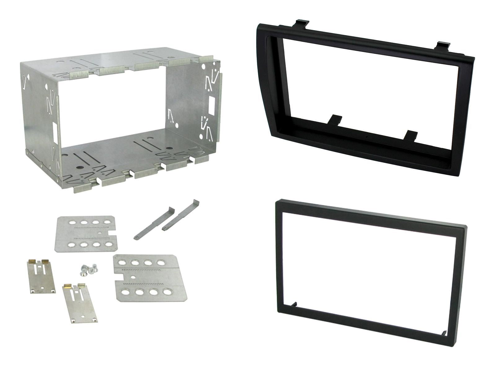 SONY 6.2" Screen Blutooth Double Din Stereo Fitting Kit + Steering Wheel Stalk Controls to fit Peugeot Boxer 2008-11