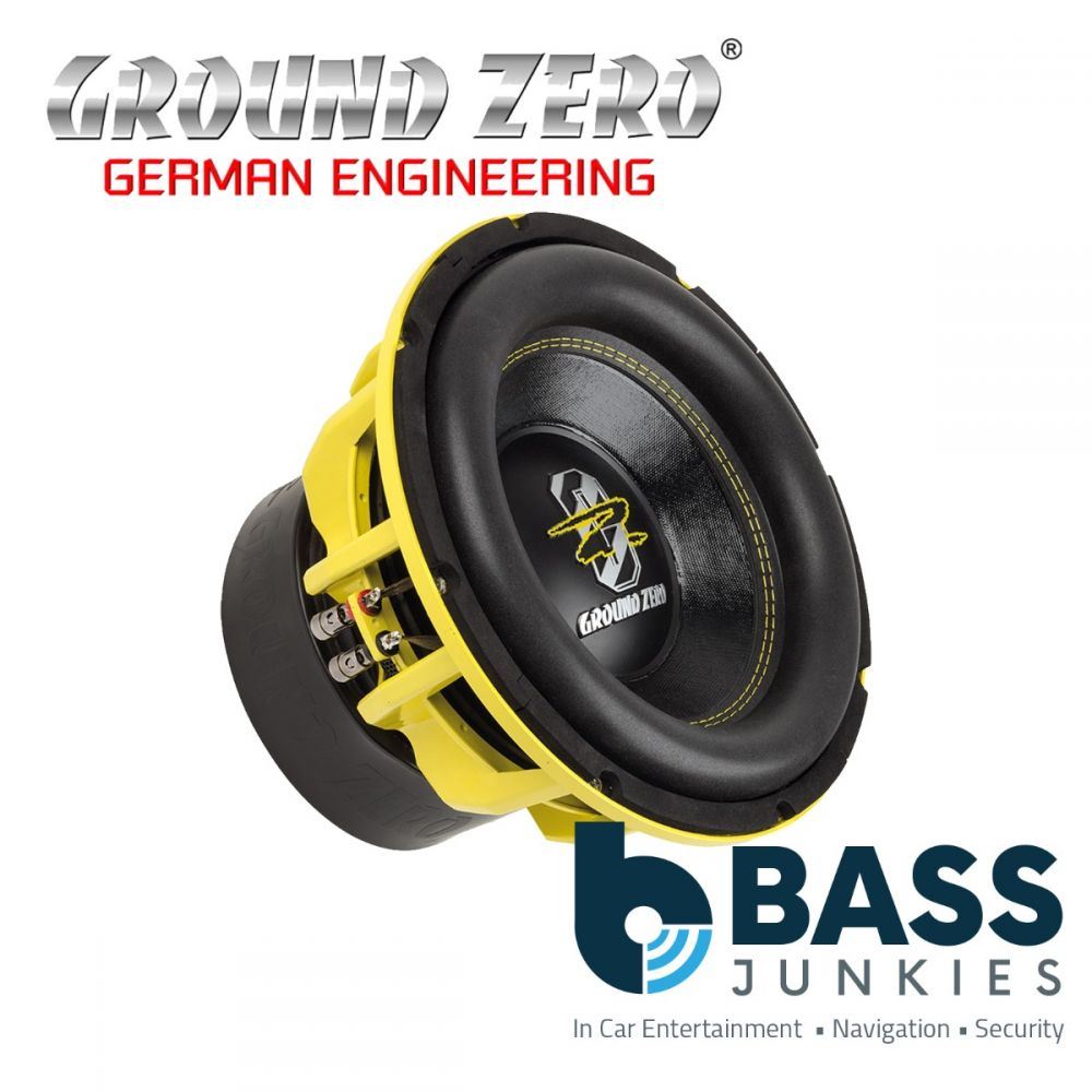Ground Zero GZHW 30SPL - 12" Inch 30cm Dual 1-Ohm SPL 3000 Watts Car Sub Subwoofer