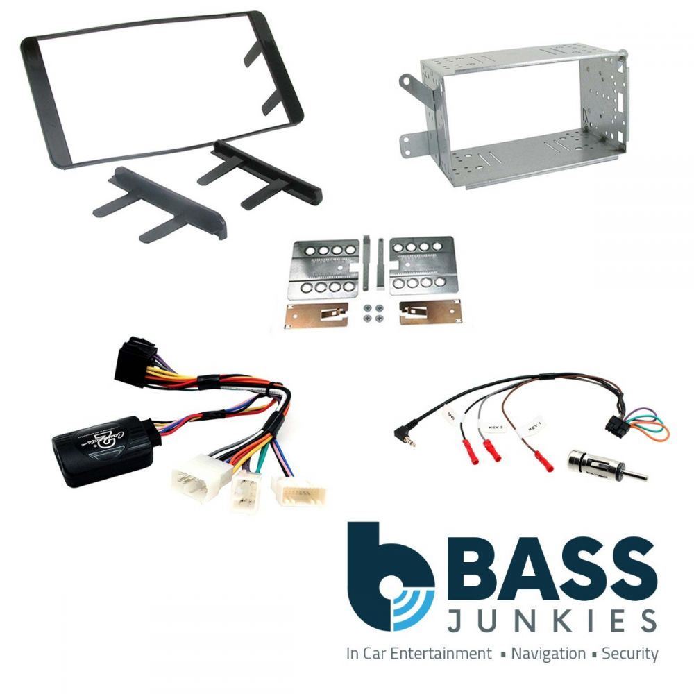 Connects2 CTKTY04 - Toyota Fortuner 2007 Onwards Double Din Fascia Installation Kit