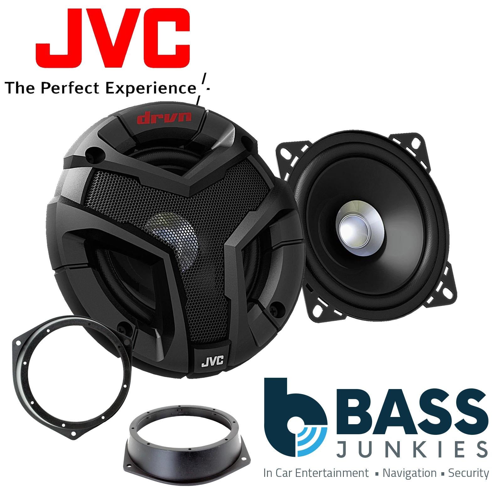 JVC CS-V418 4" 10cm Dual Cone 360 Watts Car Van Door Coaxial Speakers Pair Fits