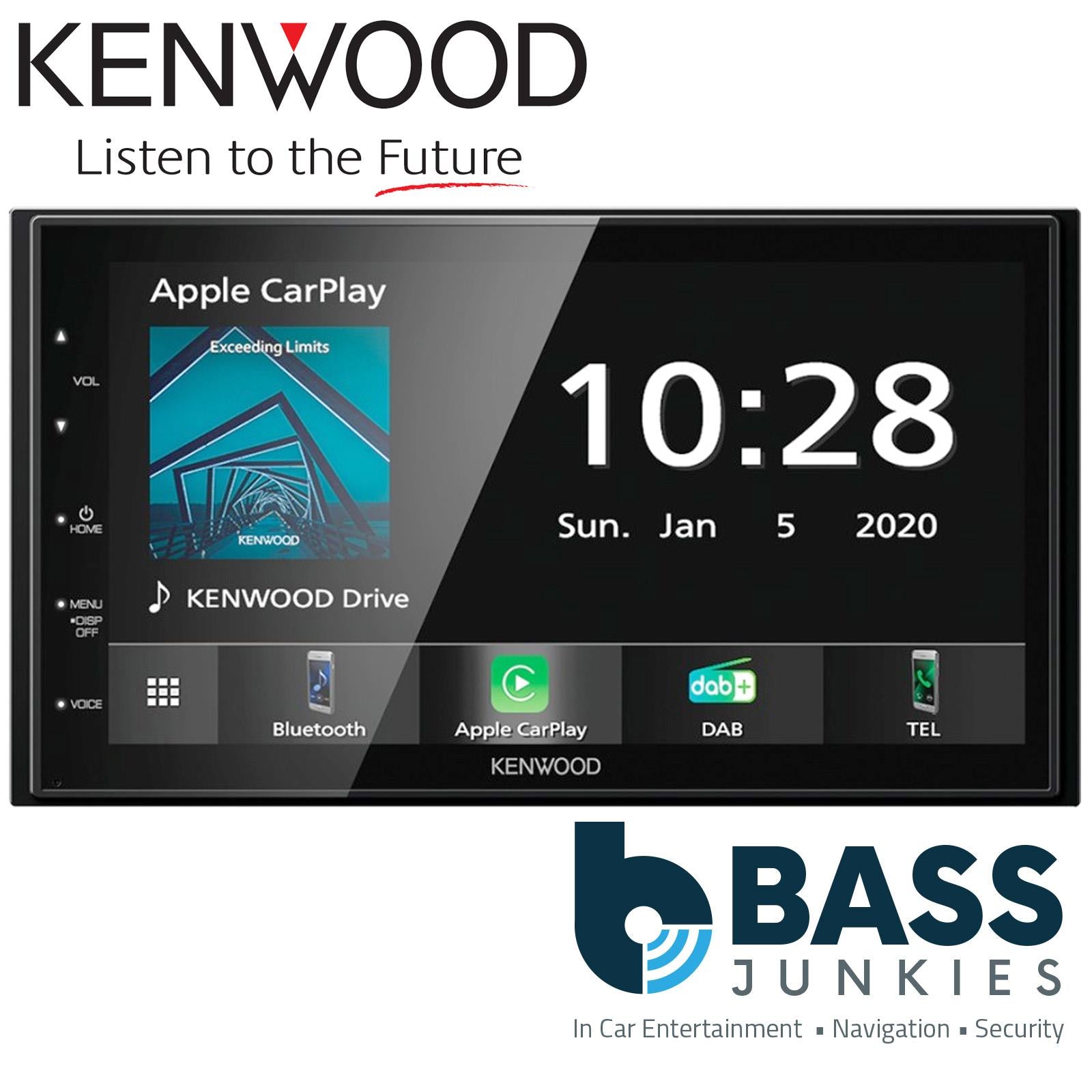 Kenwood DMX5020DABS - 6.8" DAB Bluetooth Android Auto CarPlay Car Stereo Screen