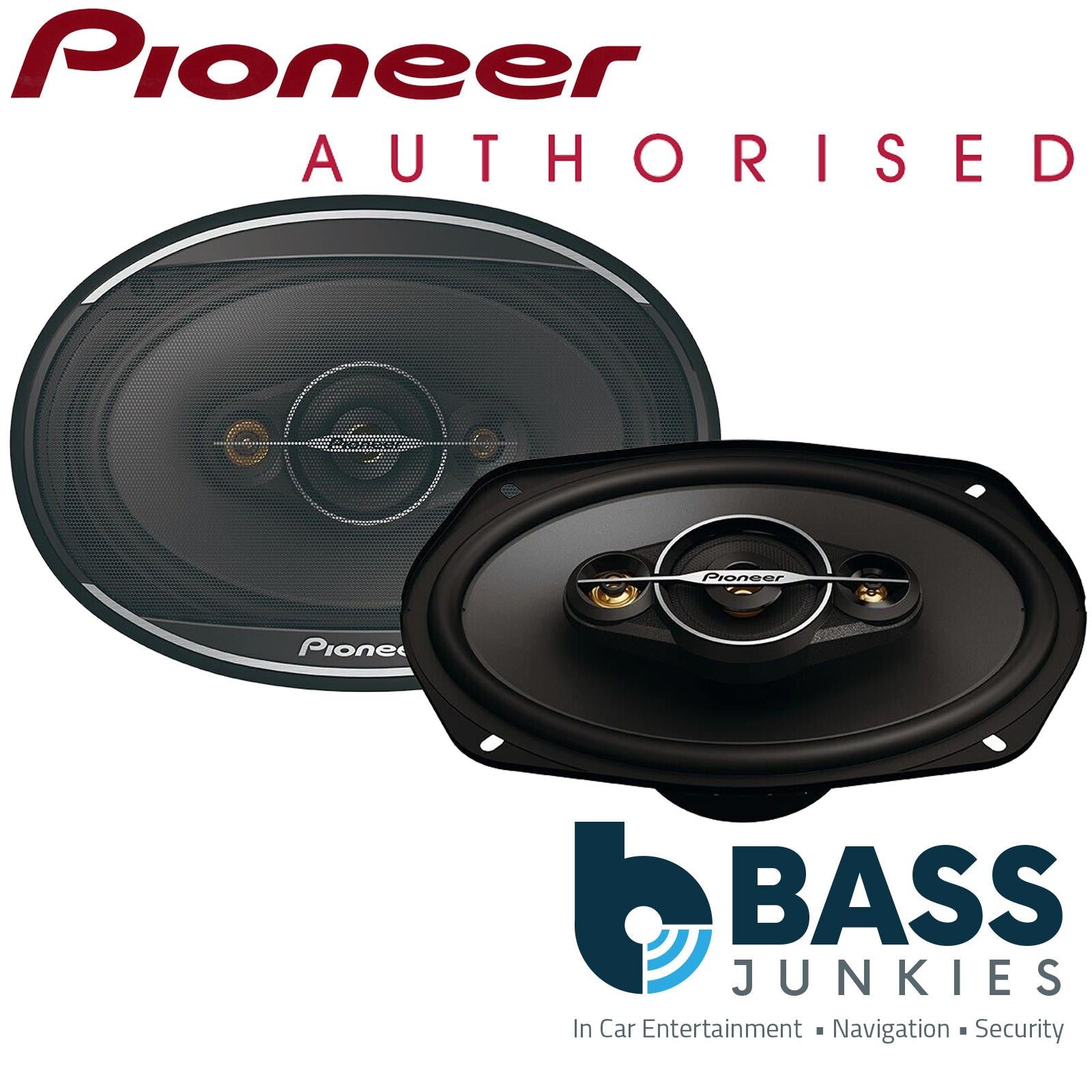 Pioneer TS-A6960F 6" x 9" 900 Watts 4-Way Coaxial Car Speaker System