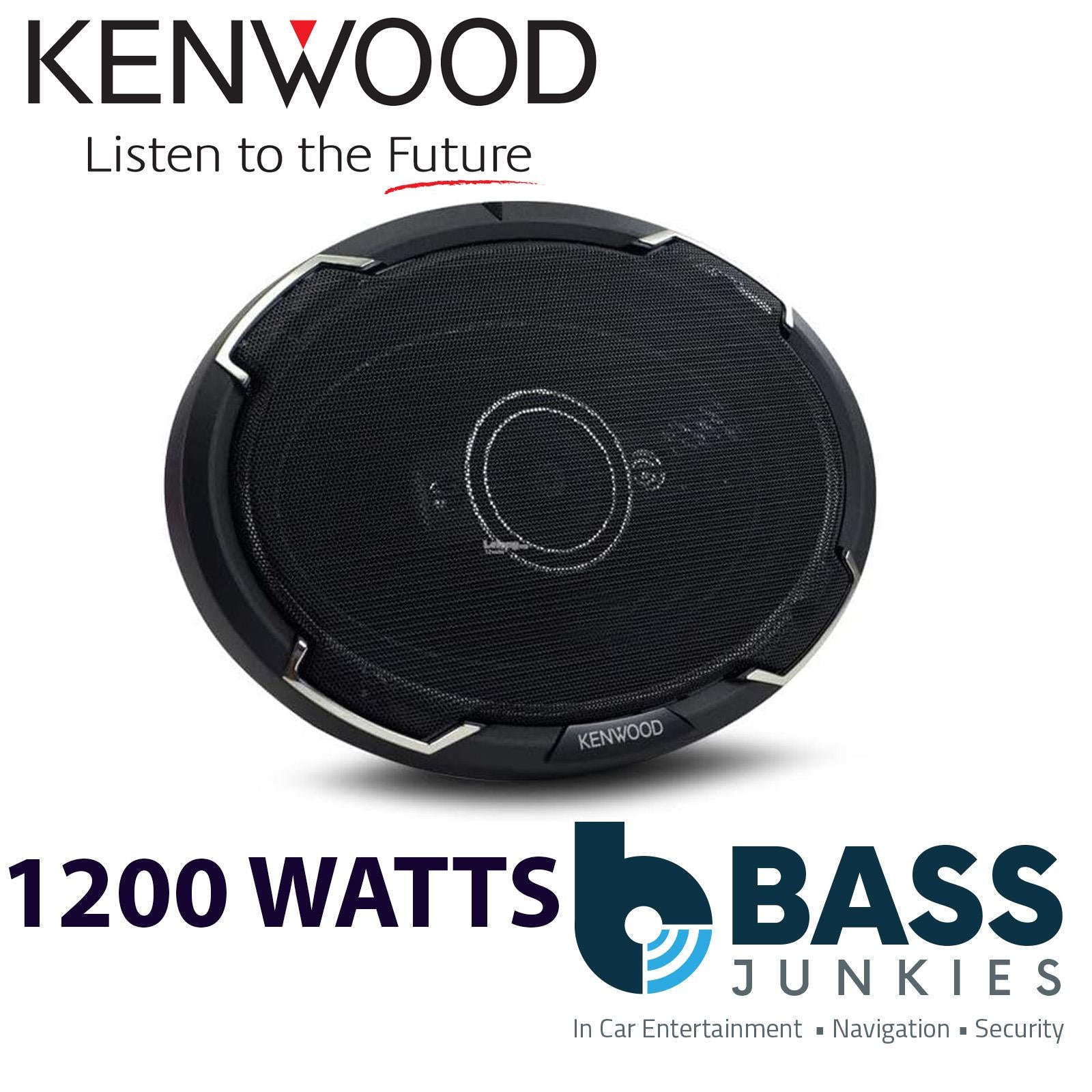 Kenwood KFC-PS6986 - 1200 Watts 6"x9" 4 Way Car Parcel Shelf Car Speakers Pair
