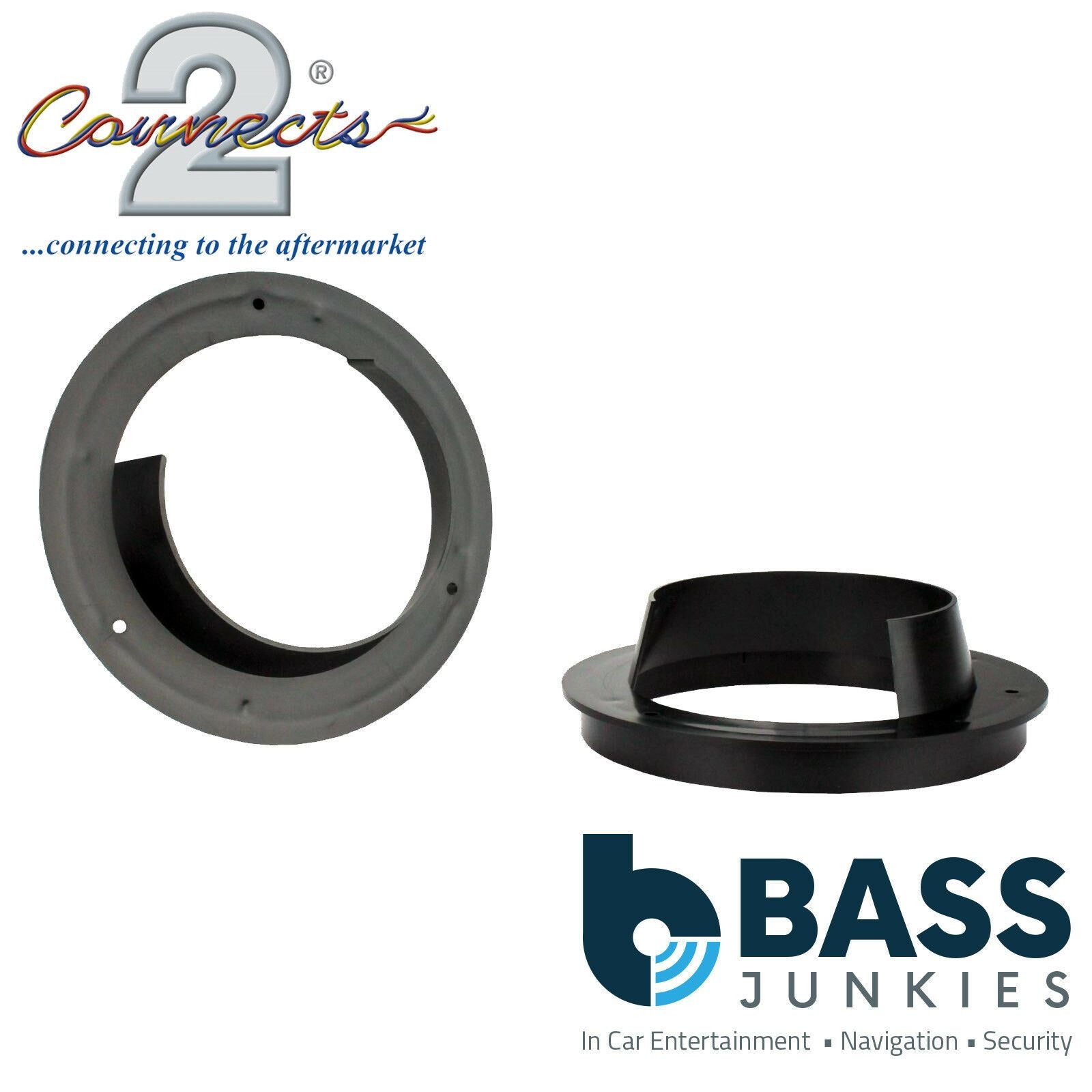 Connects2 CT25SZ02 - Suzuki Vitara Splash Swift SX4 6.5" Front & Rear Door Car Speaker Adapter Brackets