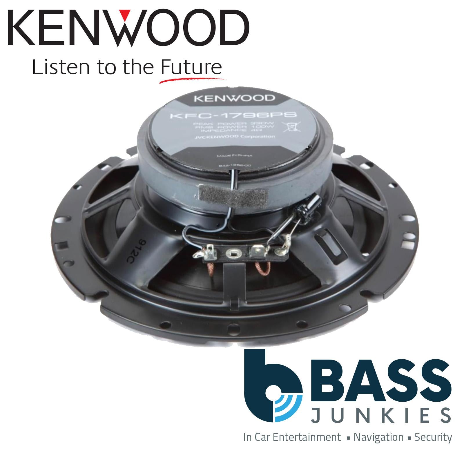 Kenwood KFC-PS1795 - 17 cm 6.5" 330 Watts 3 Way Coaxial  Car Van Door Speakers