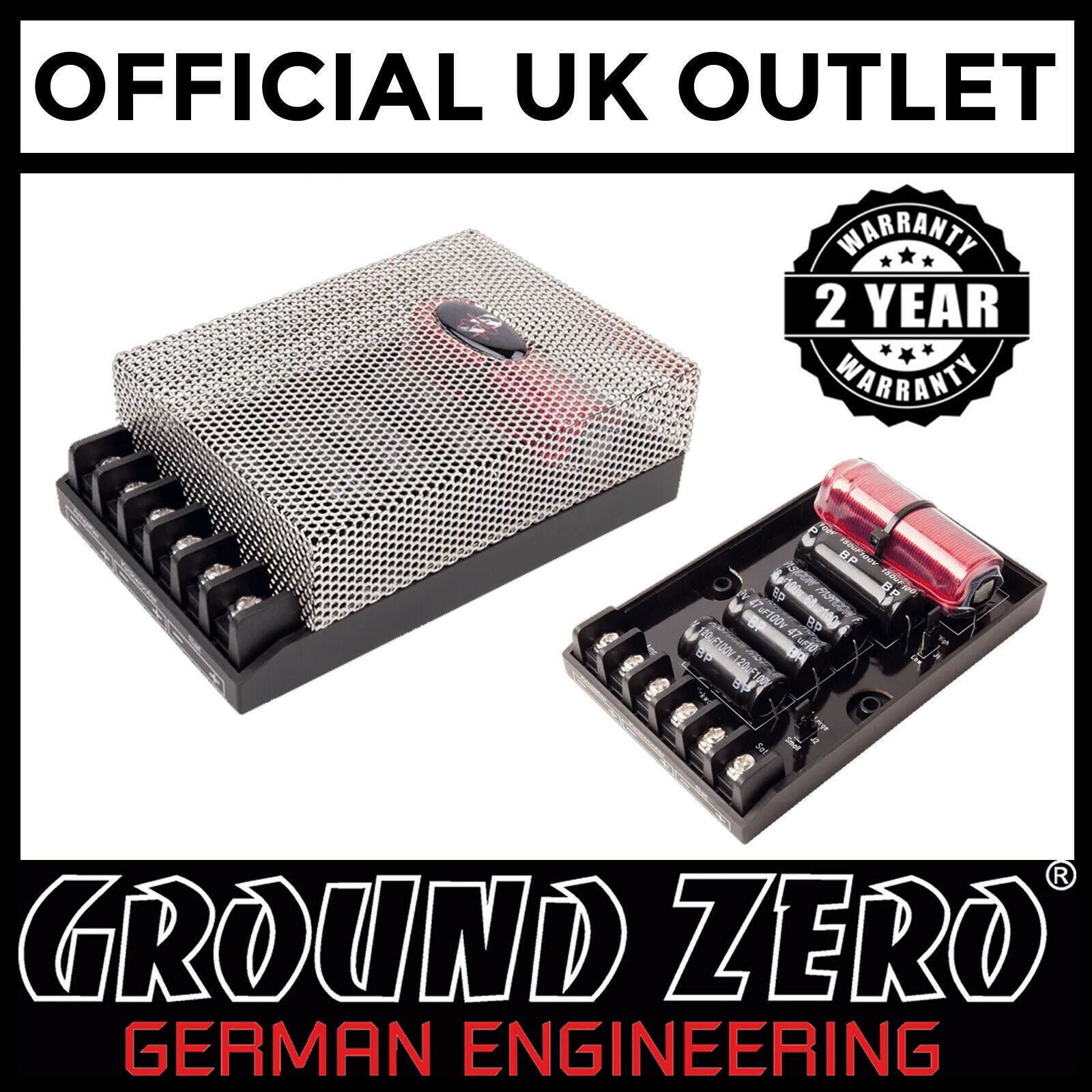 Ground Zero GZRX 2 Way Kick - 2-way & kick crossover