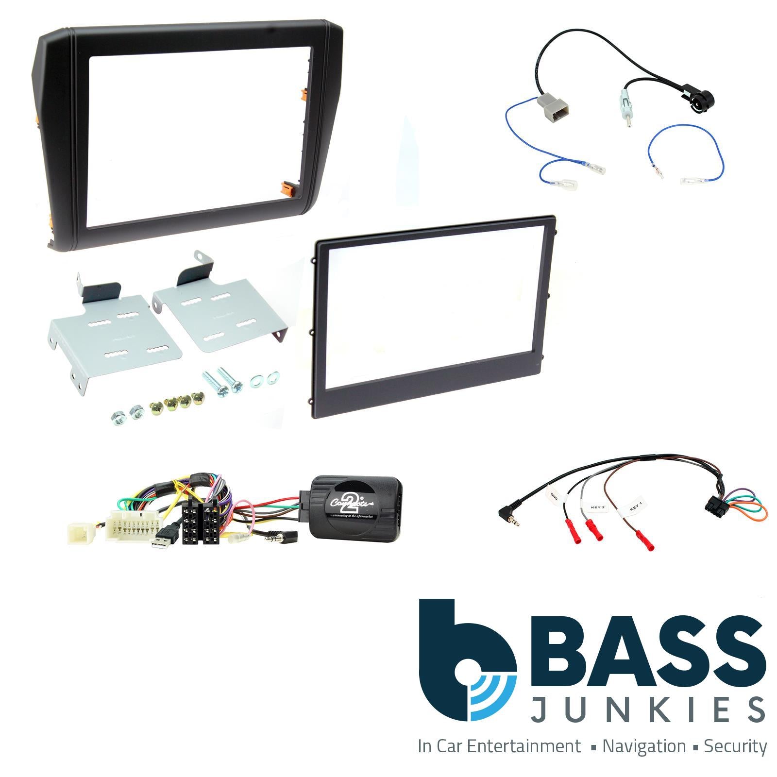 Connects2 CTKSZ11 - Suzuki Swift 2017 Onwards Double Din Fascia Installation Kit