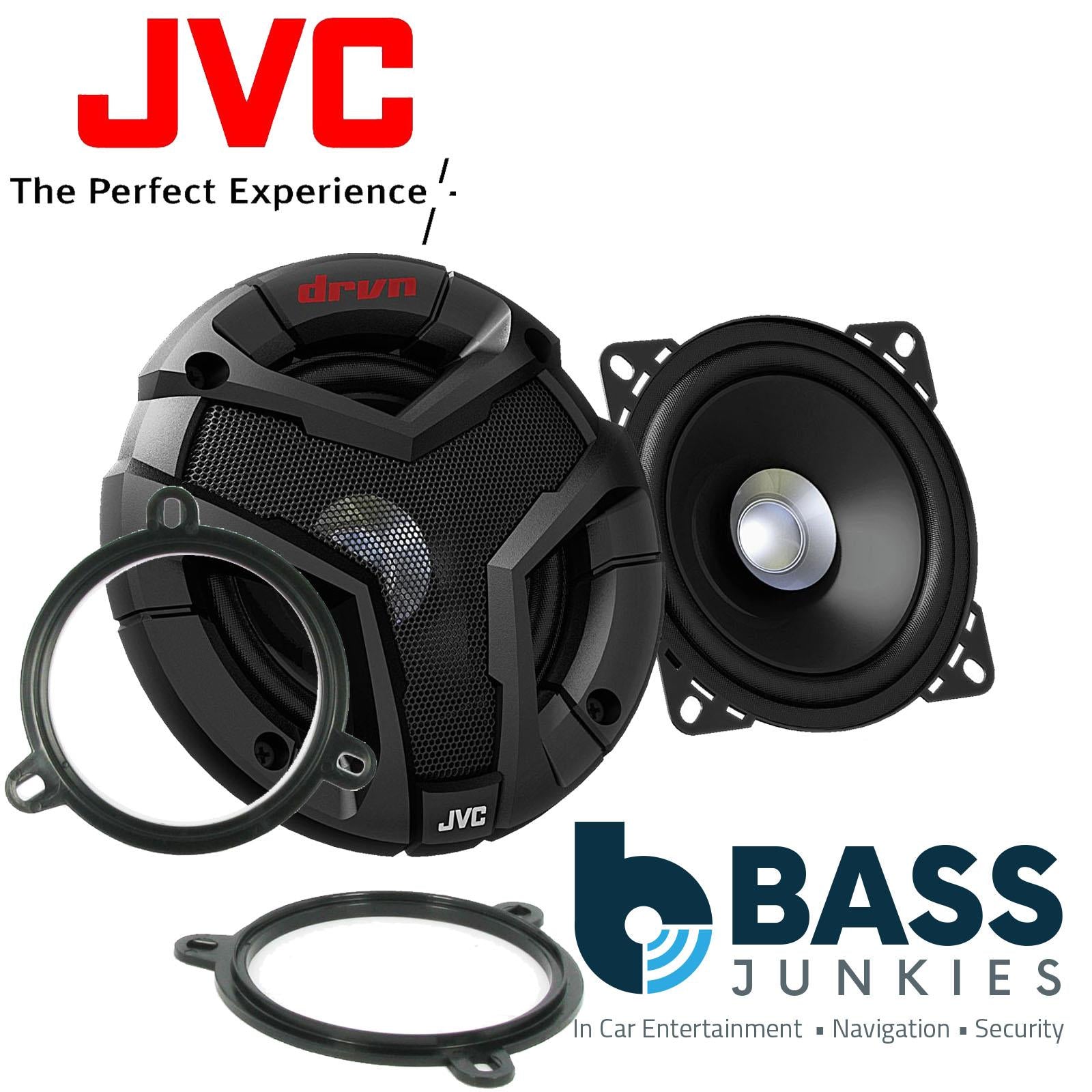 JVC CS-V418 4" 10cm Dual Cone 360 Watts Car Van Door Coaxial Speakers Pair Fits