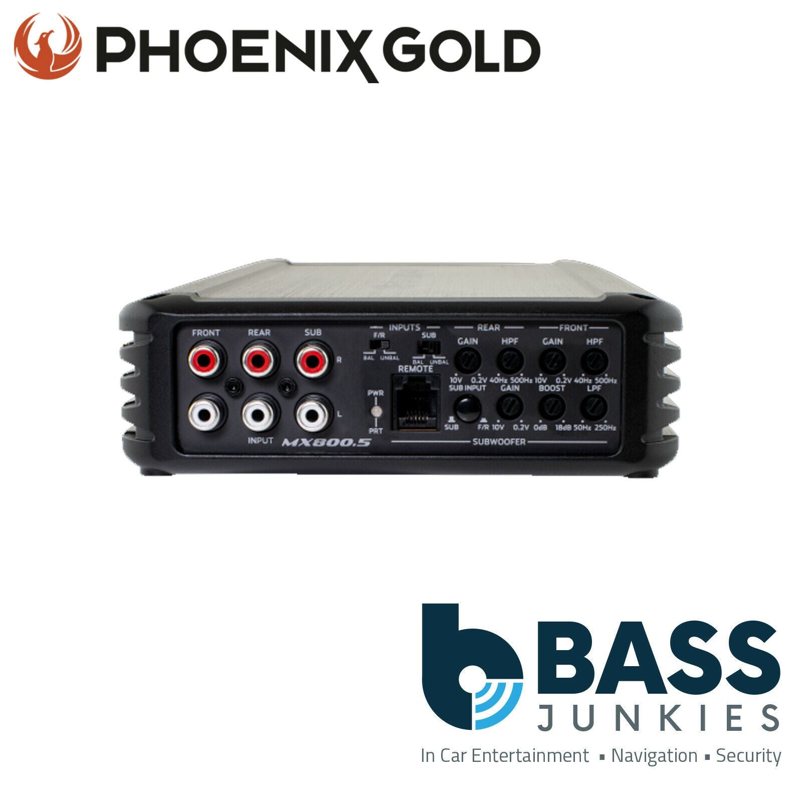 Phoenix Gold MX Series MX800.5 800 Watts 5 Channel Class D Car Amplifier