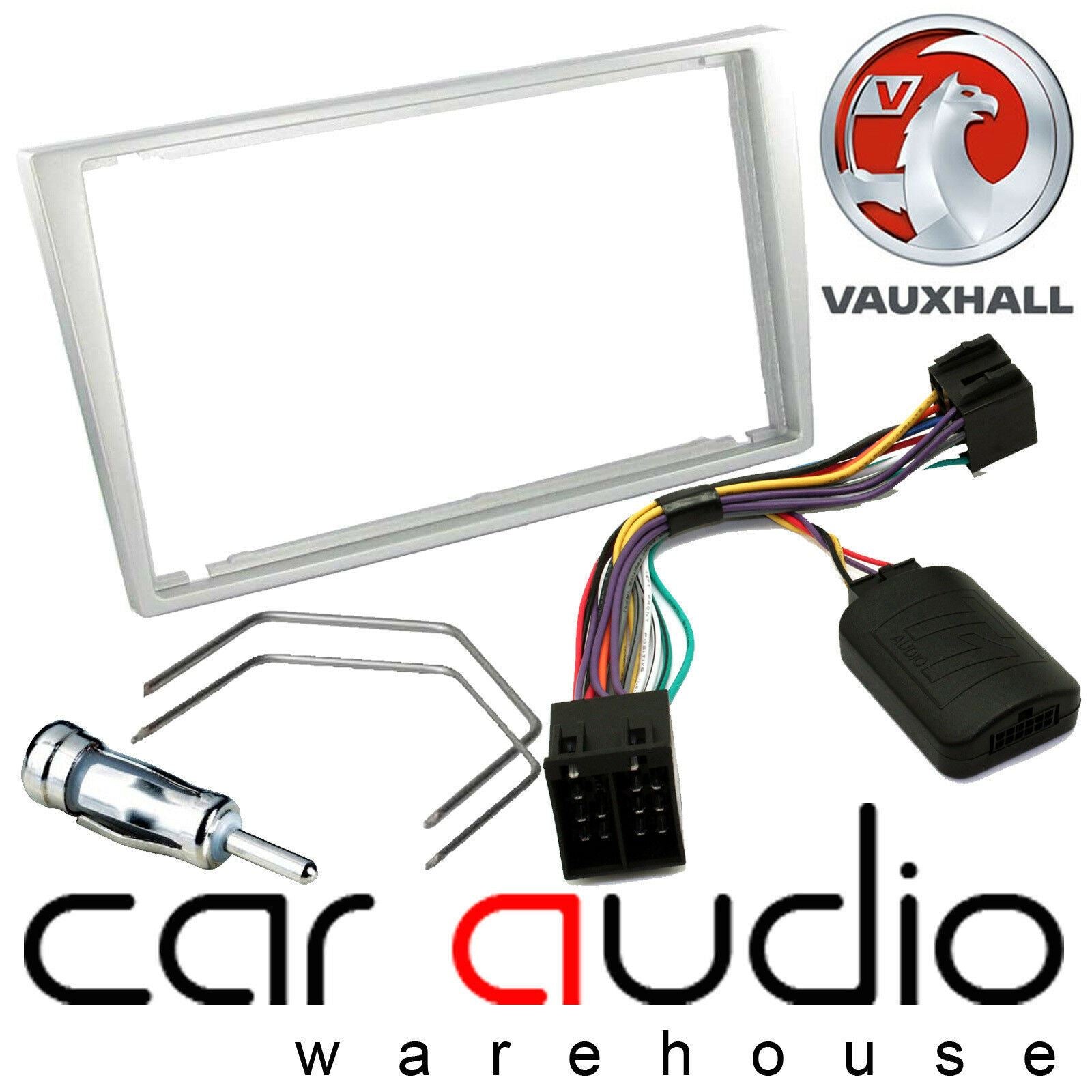 Connects2 CTKVX07 - Vauxhall Corsa Meriva Omega Double Din Fascia Installation Kit