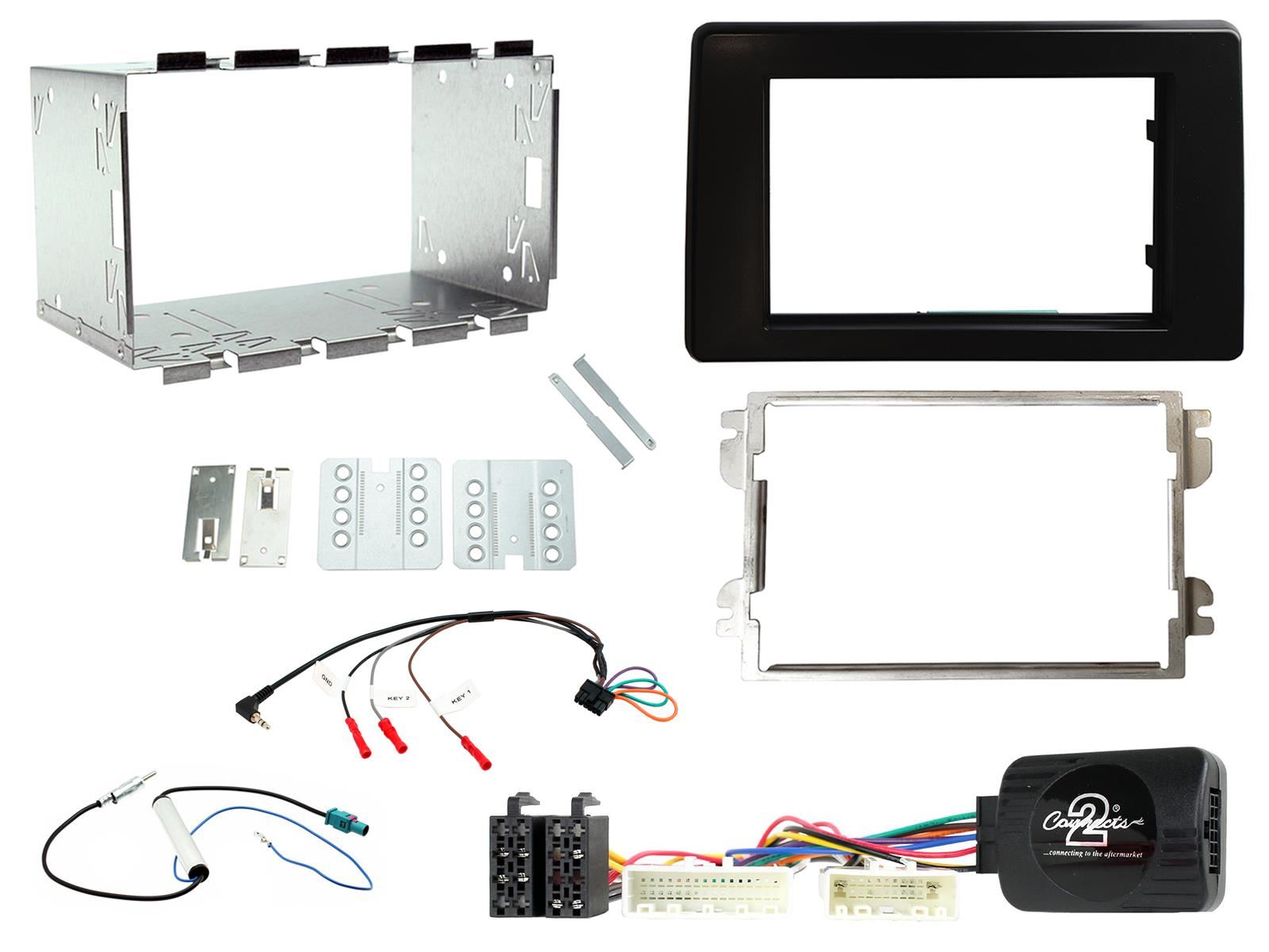 SONY 6.2" Screen Blutooth Double Din Stereo Fitting Kit + Steering Wheel Stalk Controls to fit Renault Master 2020- | Nissan NV400 2020- | Opel Movano 2020- | Vauxhall Movano 2020-