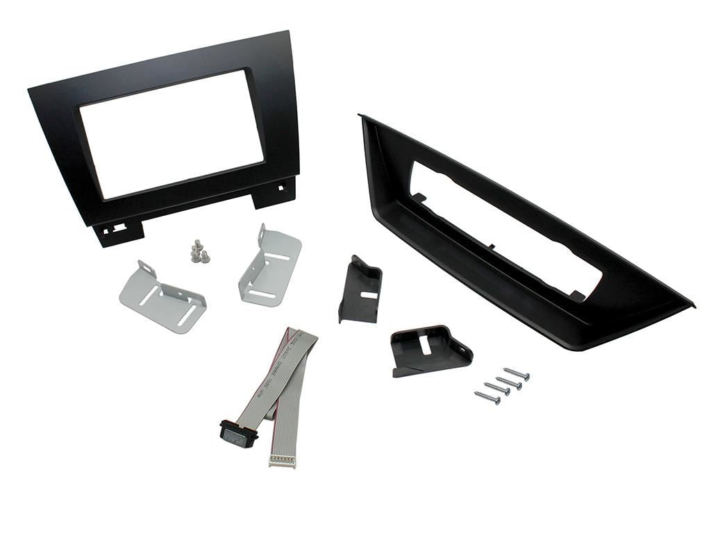 Grundig 6.8" Apple Android Double Din Stereo Fitting Kit + Steering Wheel Stalk Controls to fit BMW X1 2009-15