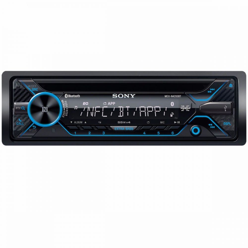 Sony MEX-N4200BT - CD MP3 WMA Bluetooth iPod iPhone A2DP AVRCP USB AUX Car Stereo Radio Tuner Player