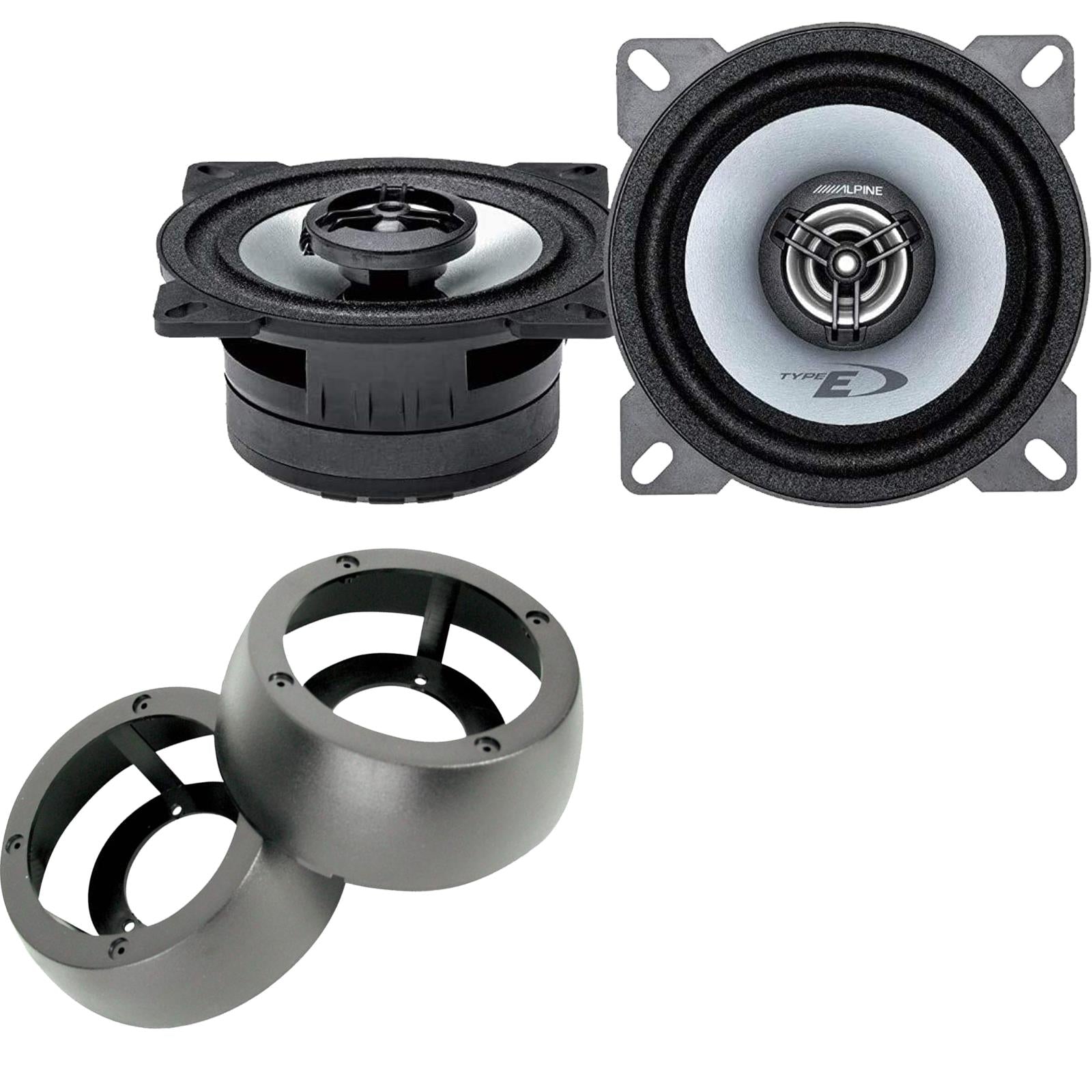 Alpine SXE-1025S 2-Way 360W Coaixal Speakers Supplied with Brackets for Bus  >