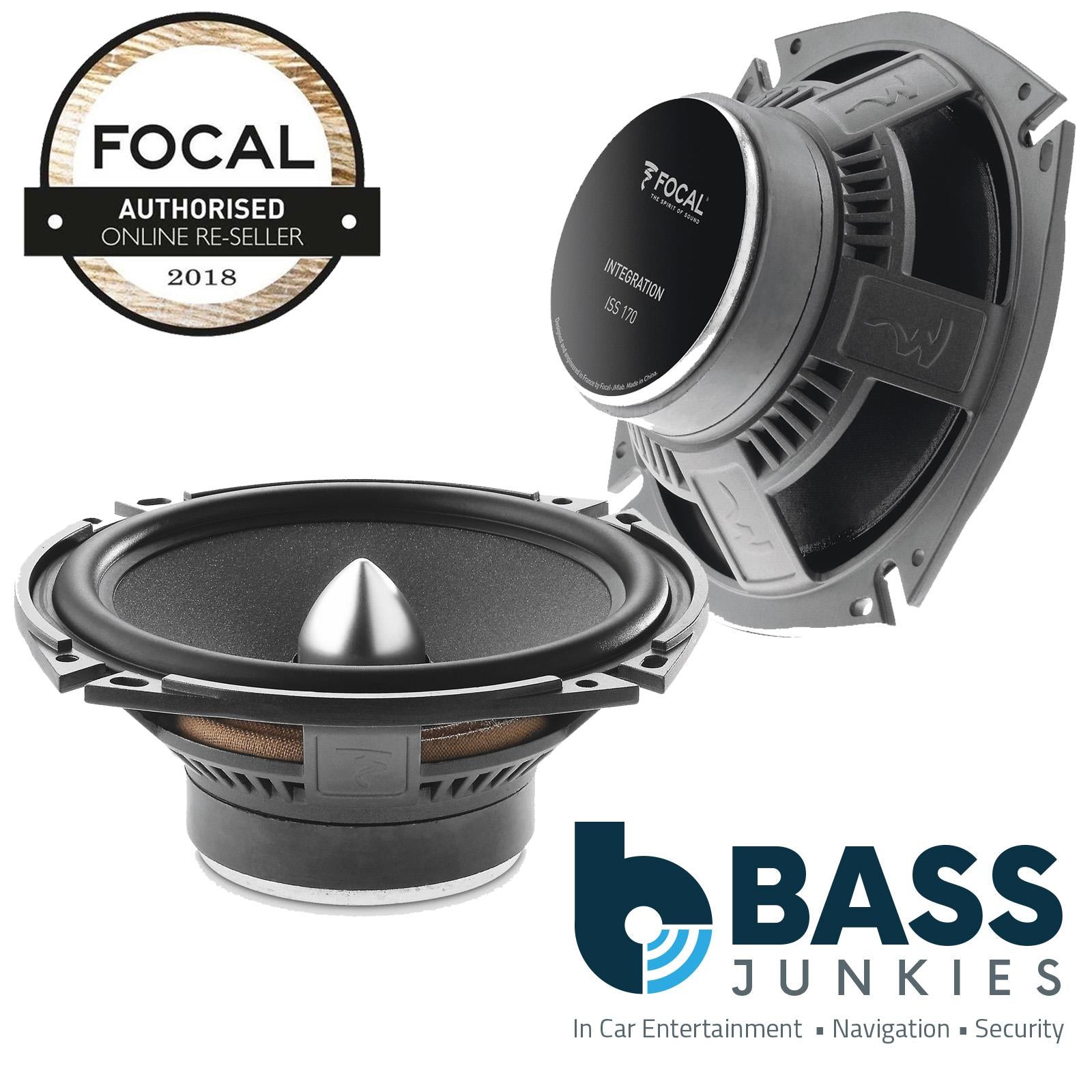 Focal ISS170 6.5" 17cm 2-Way 240 Watts Component Car Door Speakers