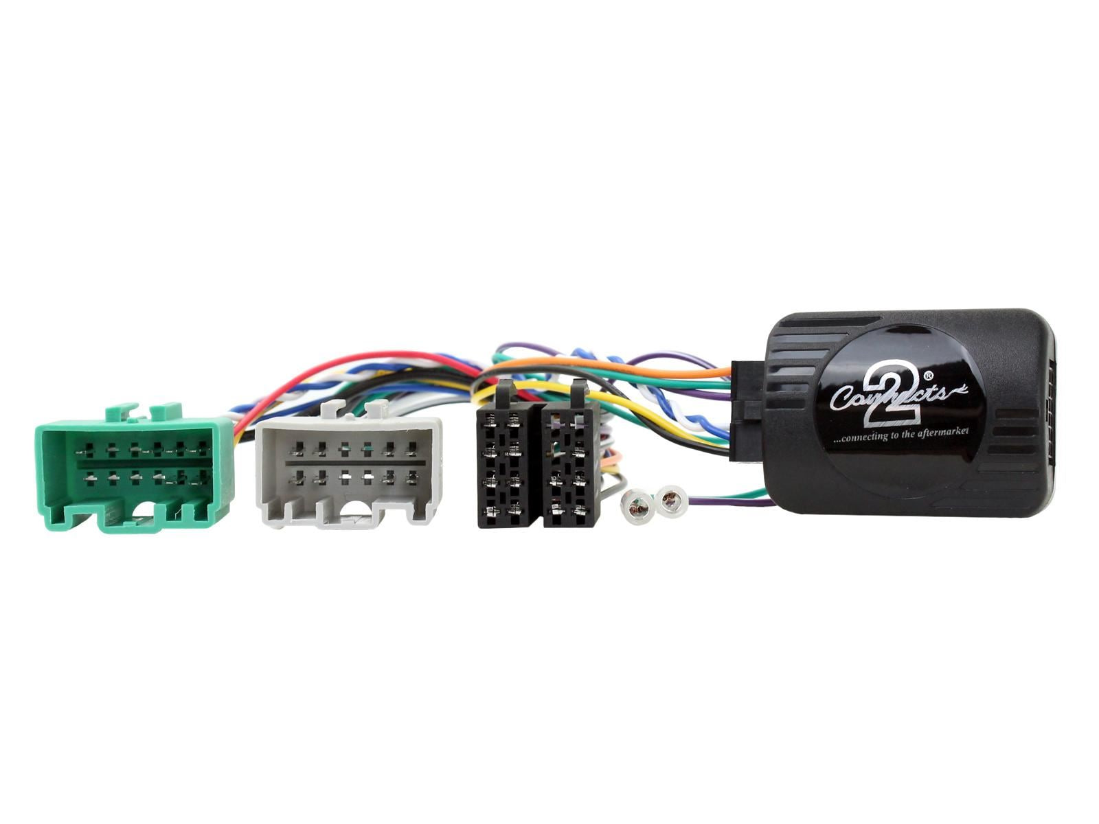 Connects2 CTKVL01 - Volvo S40 2000 - 2004 Double Din Fascia & Steering Wheel Interface Installation Kit