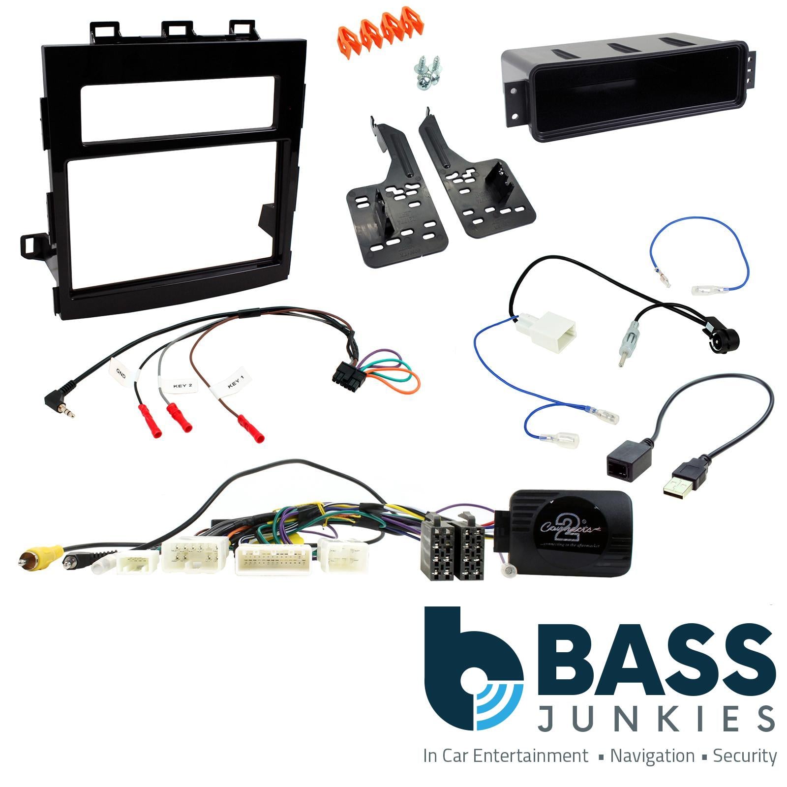 Connects2 CTKSU03 Subaru Impreza 2017 On Car Stereo Double Din Fascia & Steering Wheel Kit