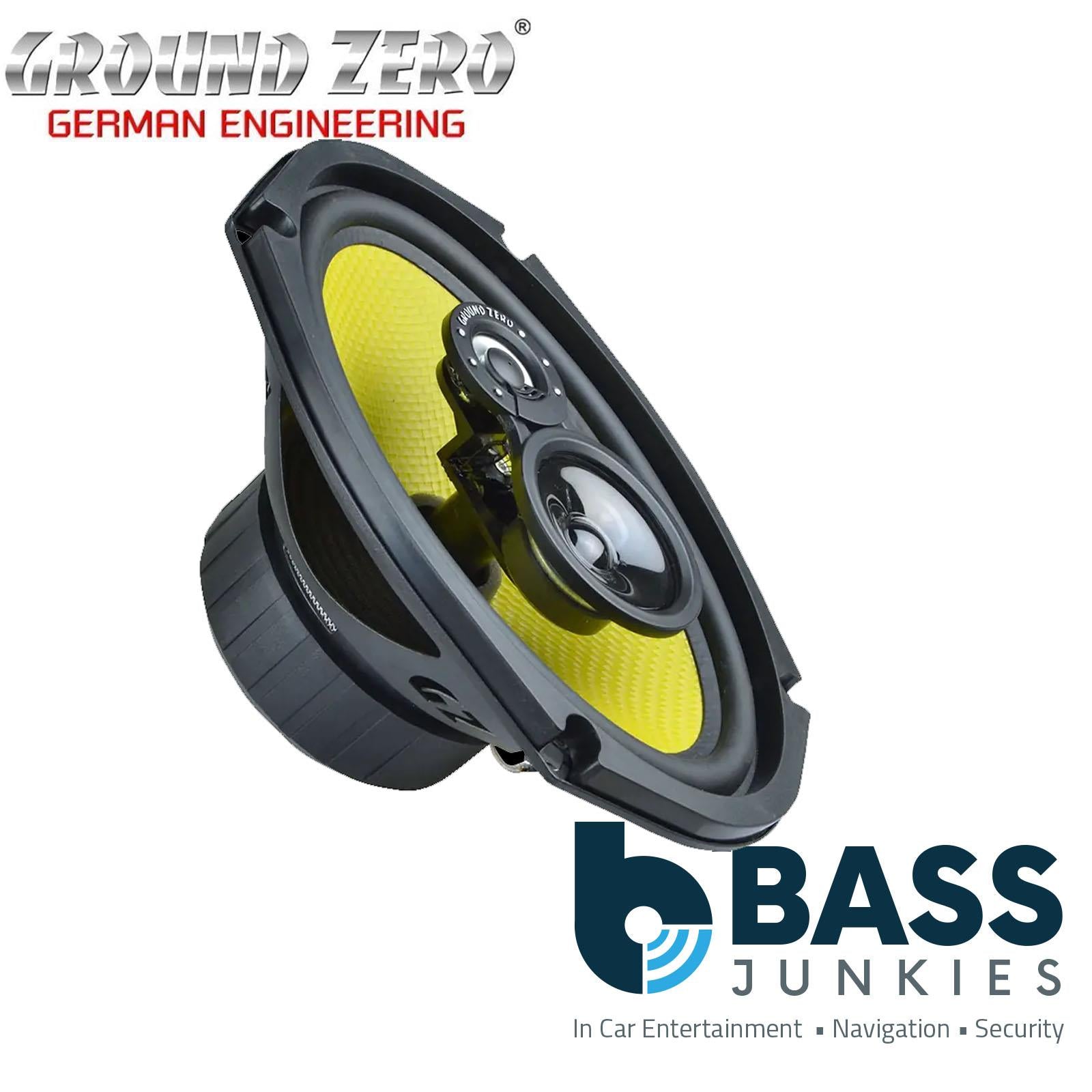 Ground Zero GZTF 69X 6x9 Inch 3-way Car Audio Coaxial Speaker System