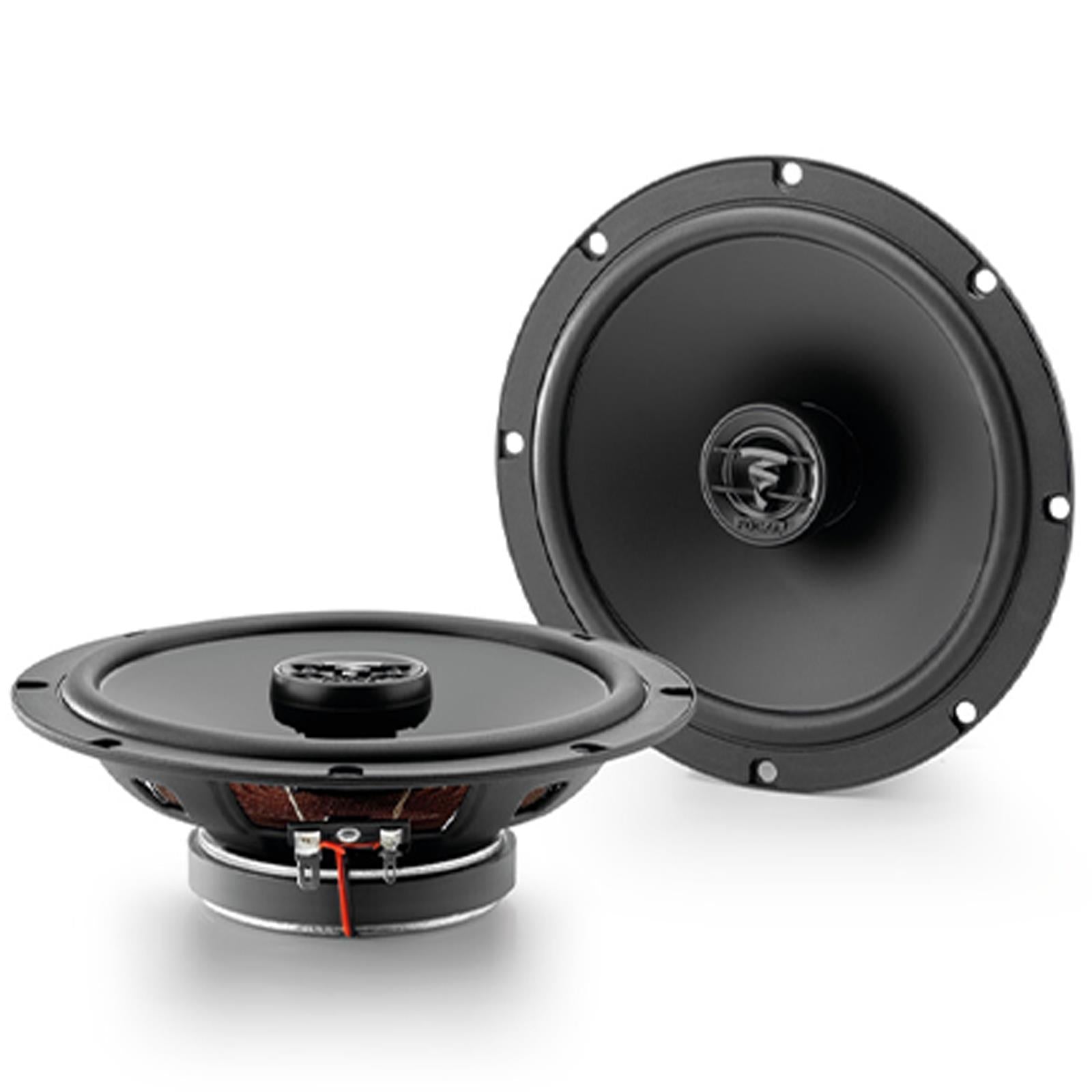 Focal ACX165-S 165mm/16.5cm/6.5" Car Door Shallow Mount Slim Fit Coaxial Speakers (Per Pair Max 240 watts | 120 watts RMS) Each Speaker: Max 120 watts | RMS 60 watts [Woofer/Tweeter]