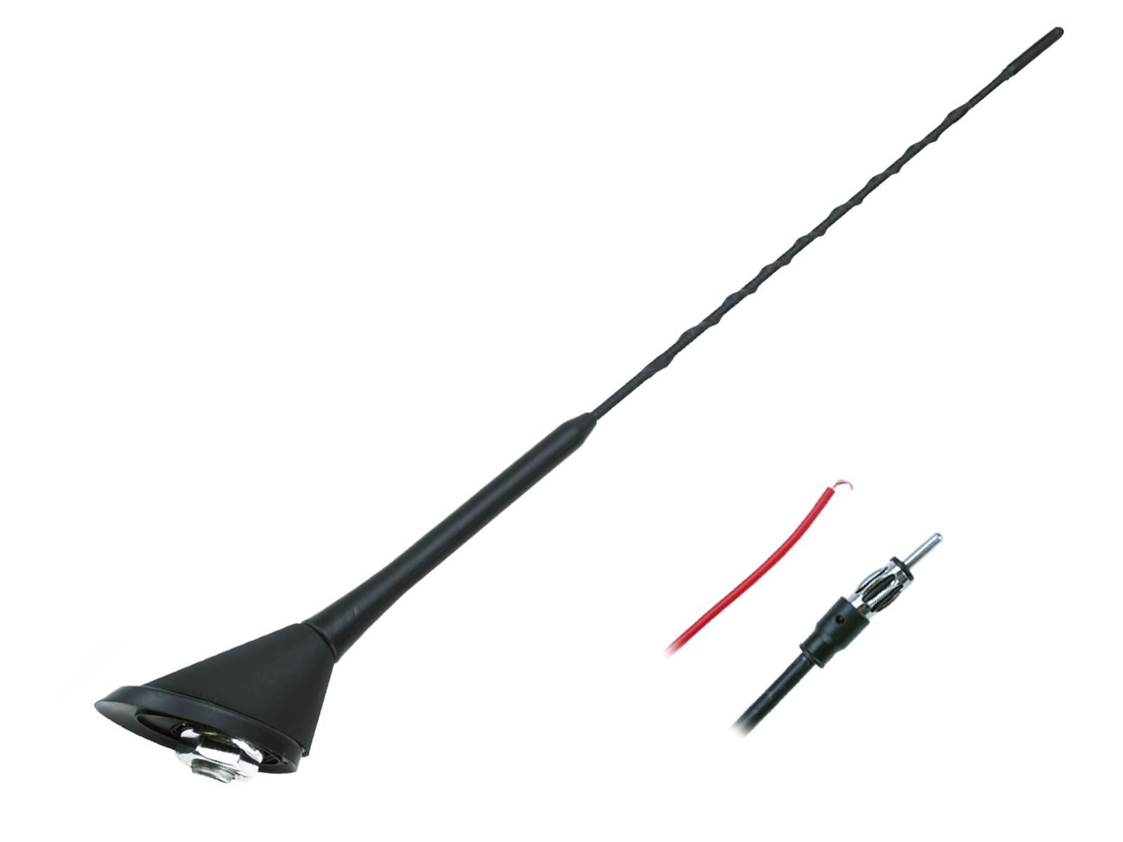 Connects2 CT27UV30 Universal Amplified Roof Mount Mast Removable Aerial Antenna