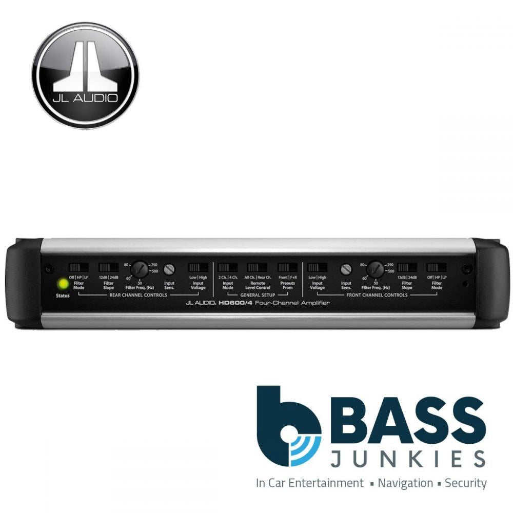 JL Audio HD600/4 600 Watts Class D Amp 4 Channel Car Amp Amplifier