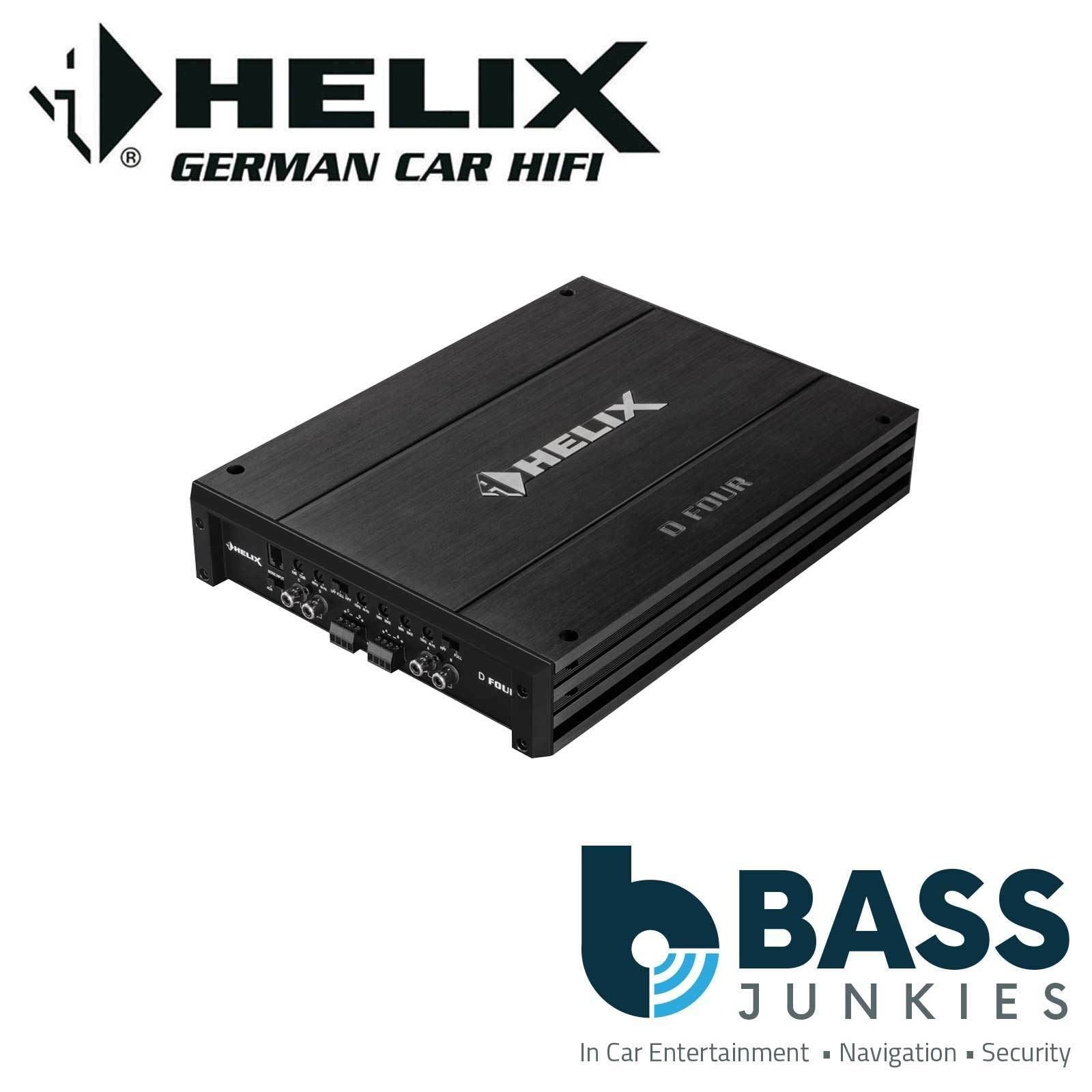 HELIX D FOUR - 4 Channel 520 Watts Peak Power Car Amp Amplifer With Active Crossover