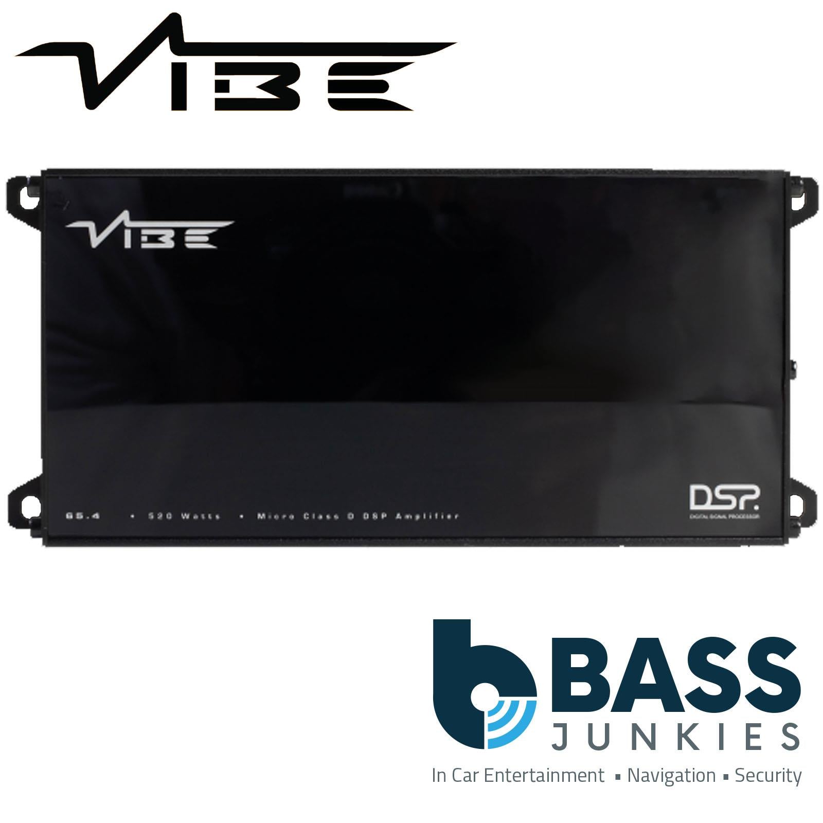 VIBE POWERBOX65.4-8MDSP-V3 Class D 4 Channels 520W Max Car Audio Amp Amplifier