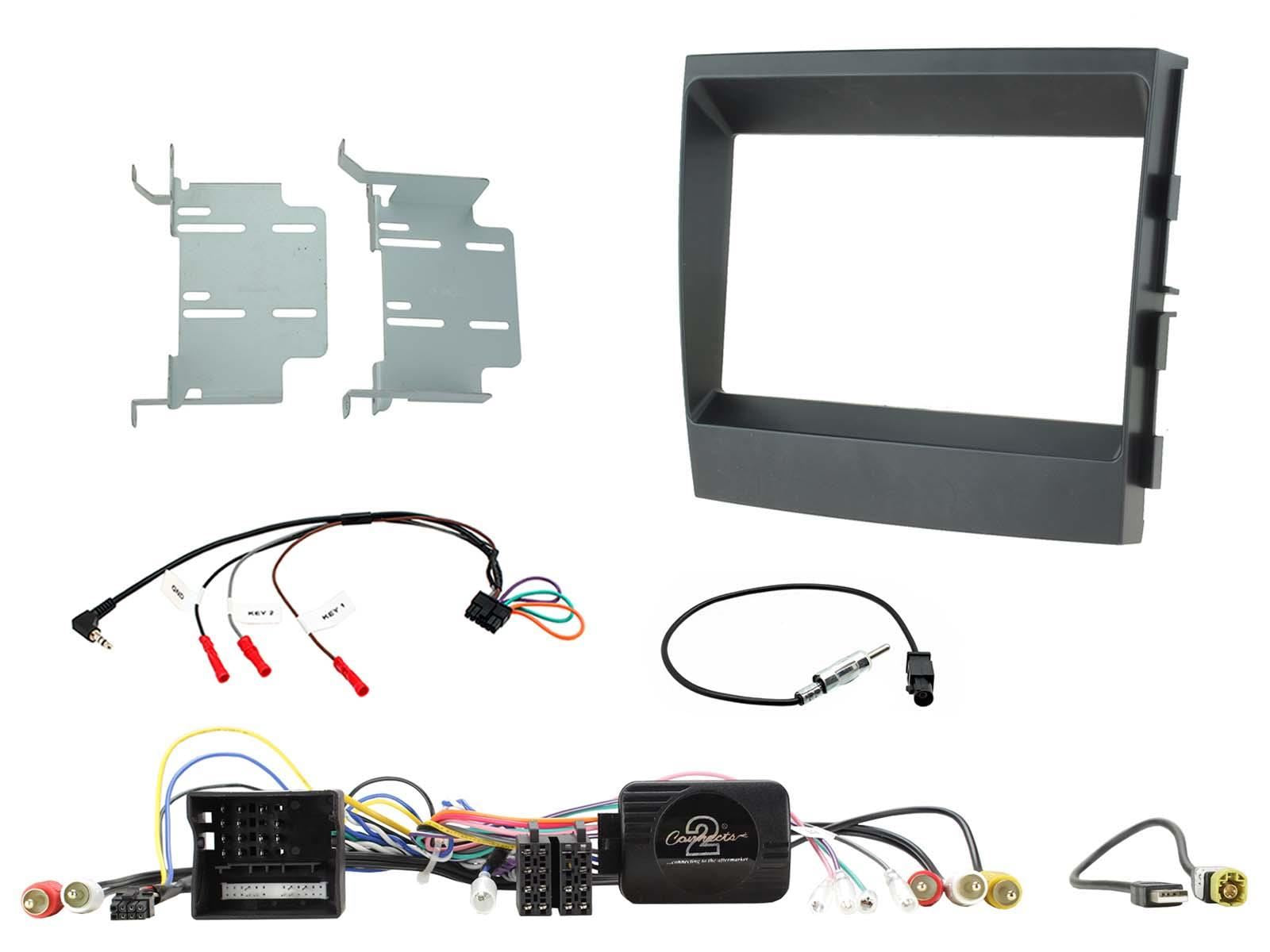 Connects2 Double Din Stereo fitting kit for Porsche Panamera 2009-2016 Vehicle Specific Stereo Screen Steering Controls Fitting Kit