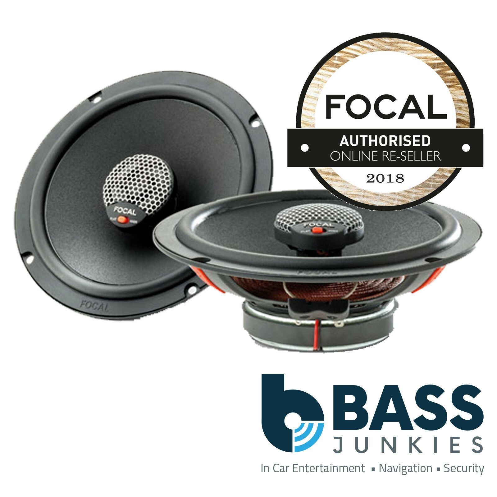 Focal Integration ICU165 6.5" 16.5cm 70 Watts Coaxial Car Van Speaker Pair