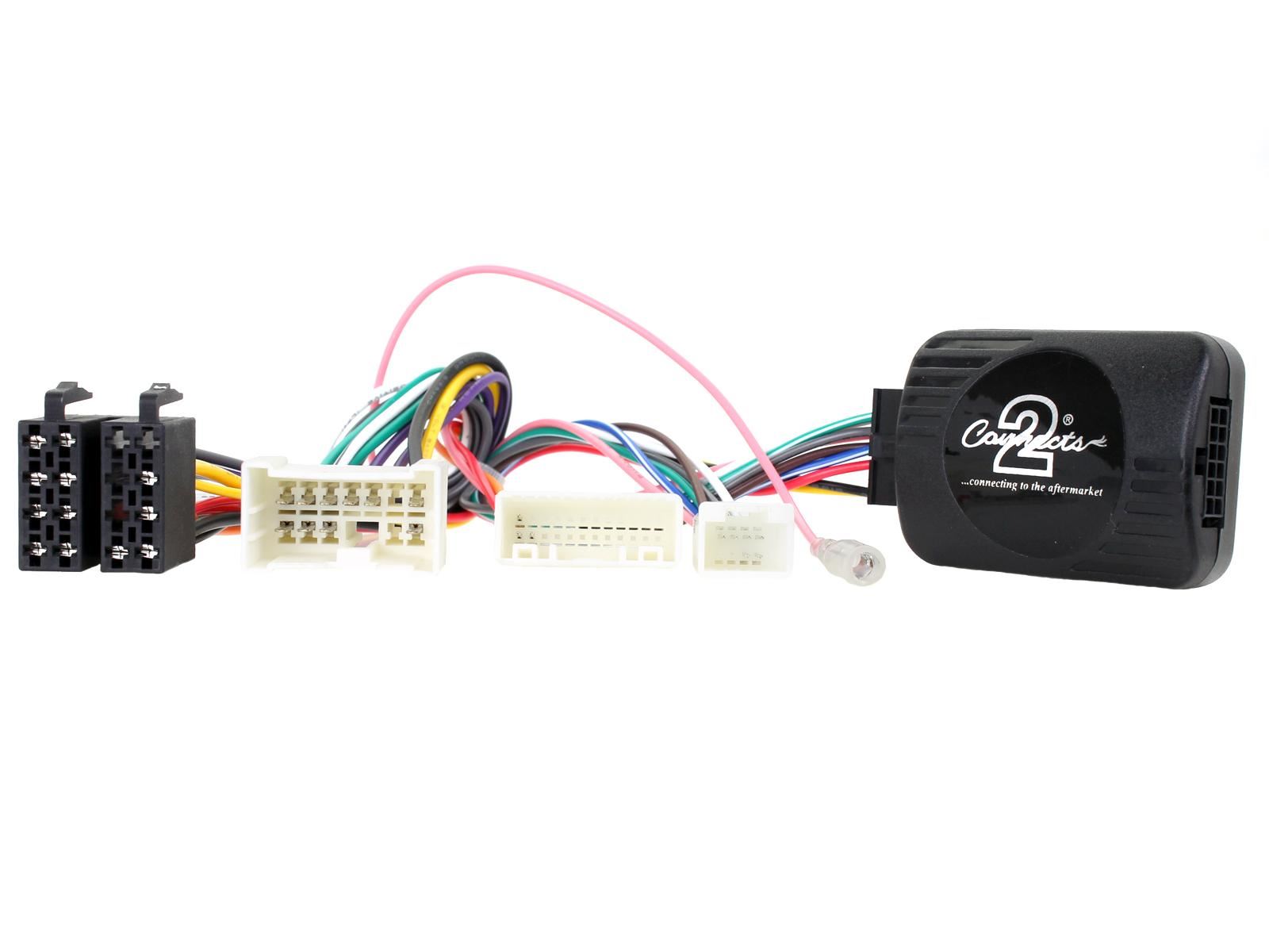 Single Din Stereo Fitting Kit + Steering Wheel Stalk Controls to fit Dacia Sandero 2012-16