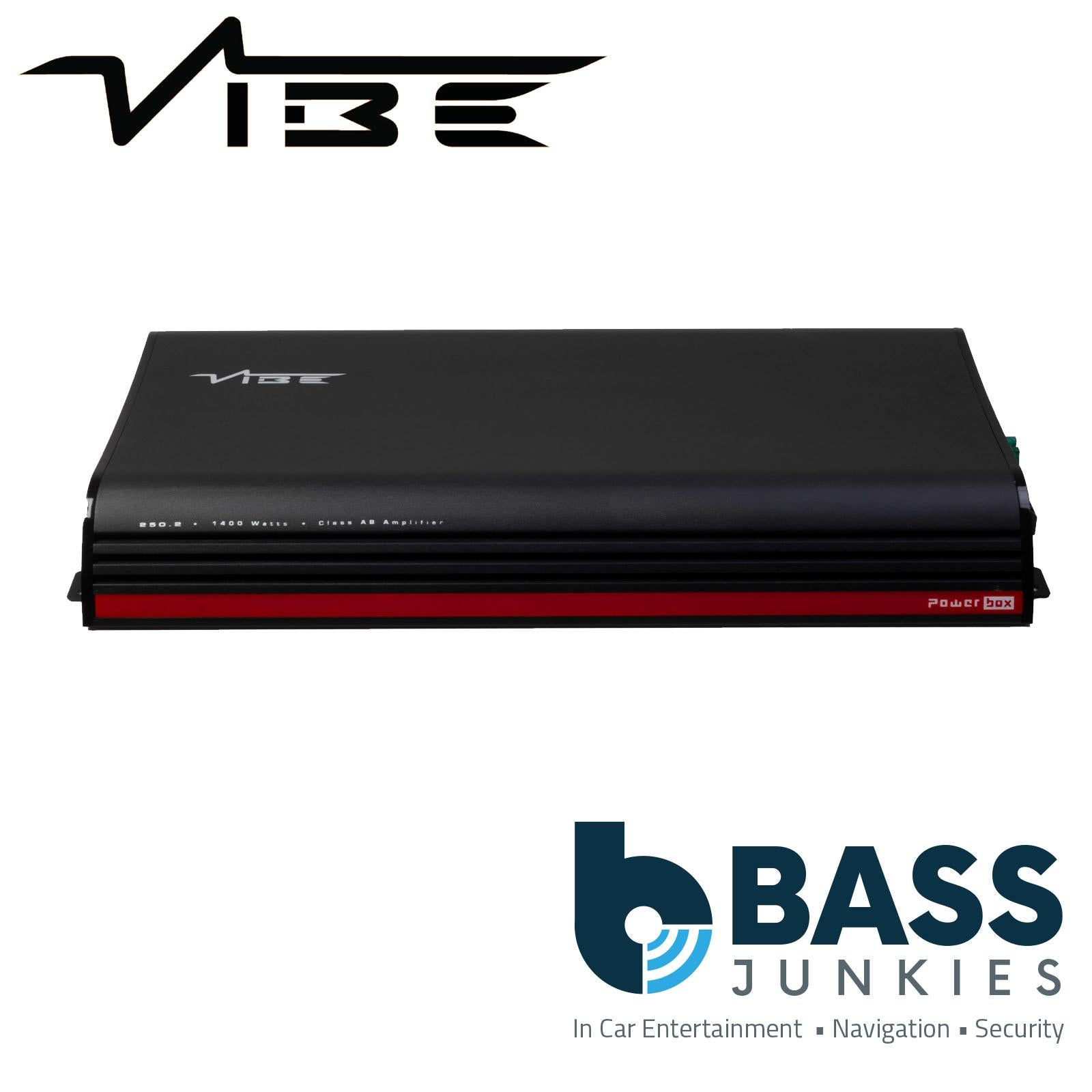 VIBE POWERBOX250.2-V0 2 Channels Class AB 1400W Max Power Car Audio Amplifier