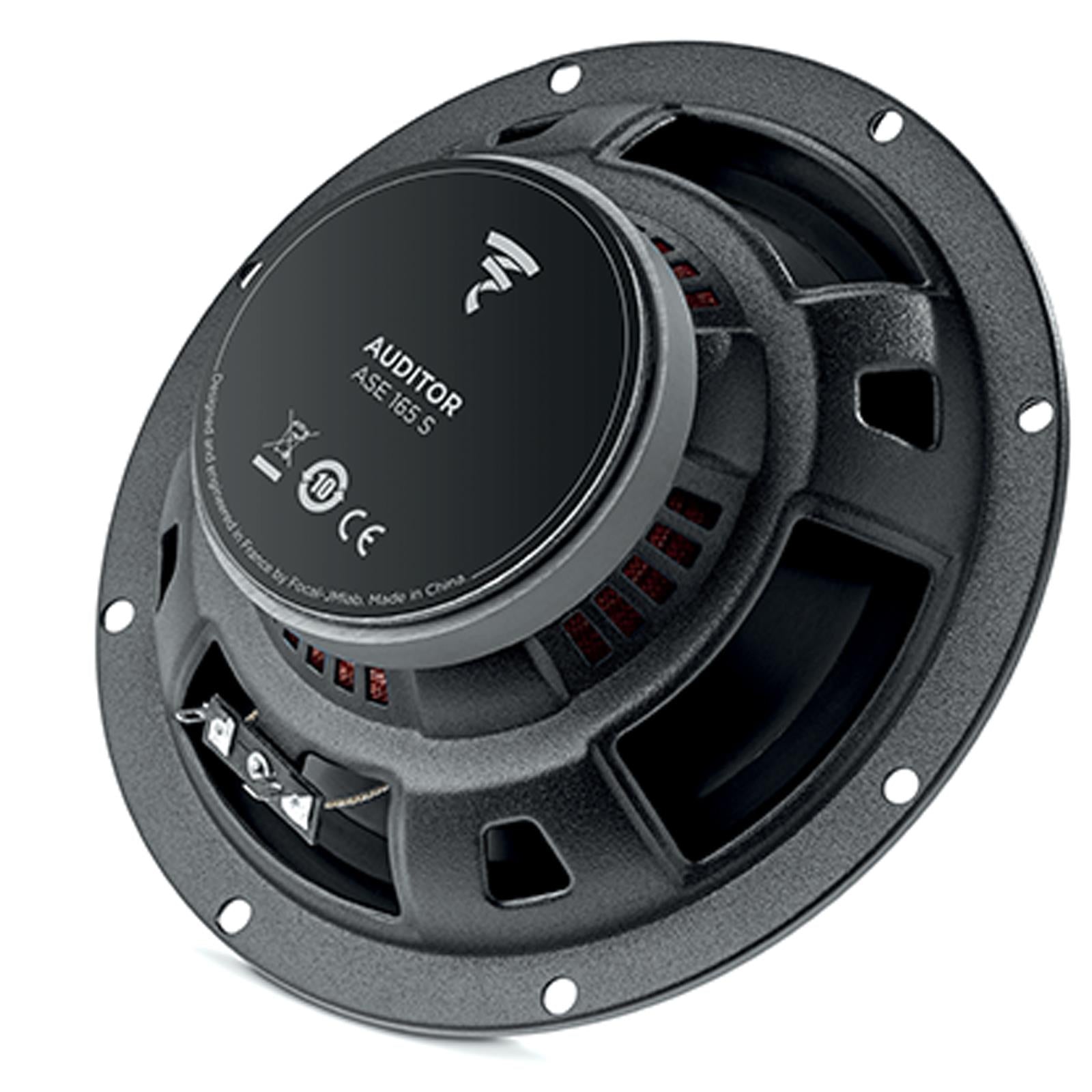 Focal ASE165-S 165mm/16.5cm/6.5" Shallow Mount Slim Fit Car Door Component Speakers (Per Pair Max 220 watts | 110 watts RMS) Each Speaker: Max 110 watts | RMS 55 watts [Woofer/Tweeter/Crossover]