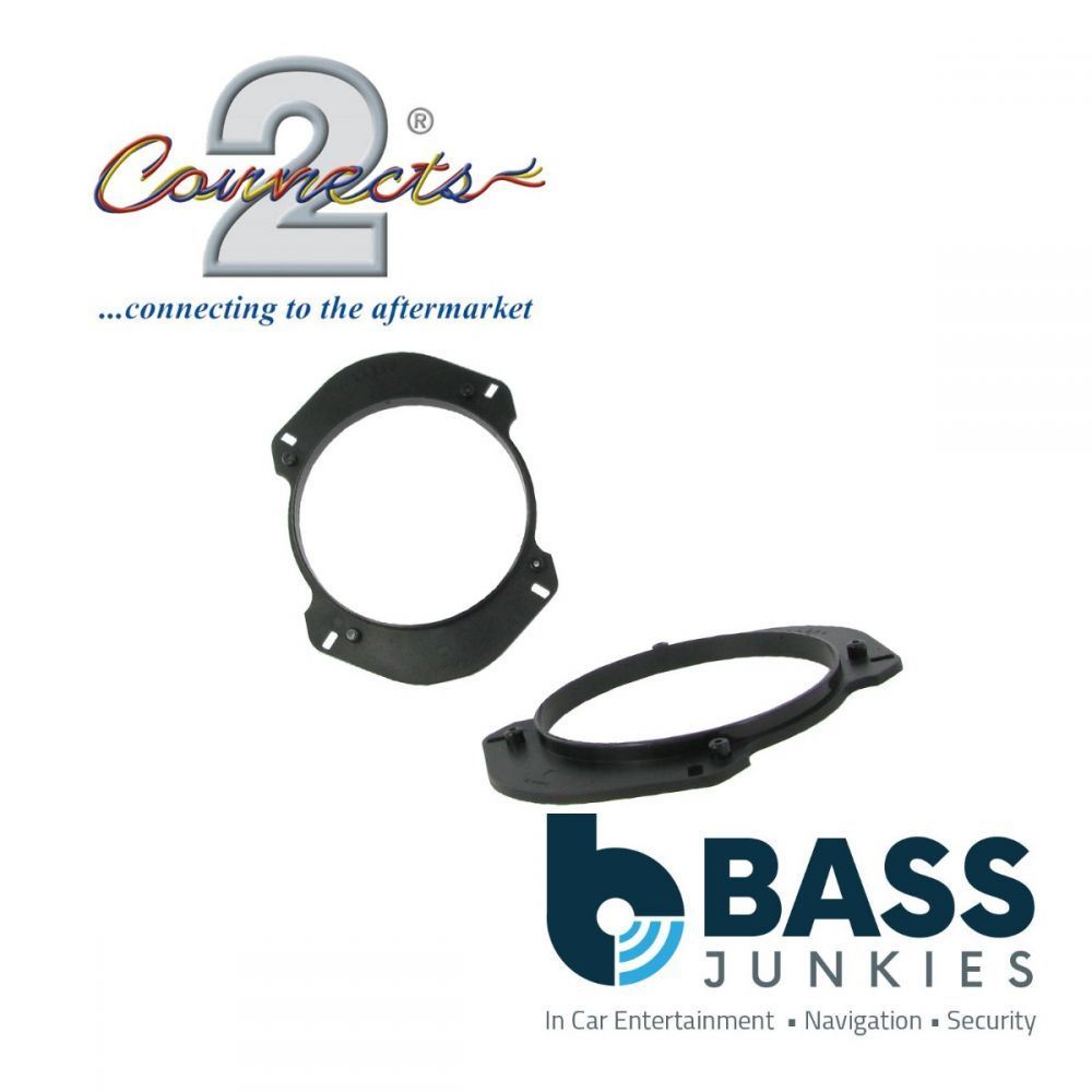 Connects2 CT25AR01 - Alfa Romeo GTV Spider 130mm 13cm 5.25" Rear Door Car Speaker Fitting Adaptor Brackets