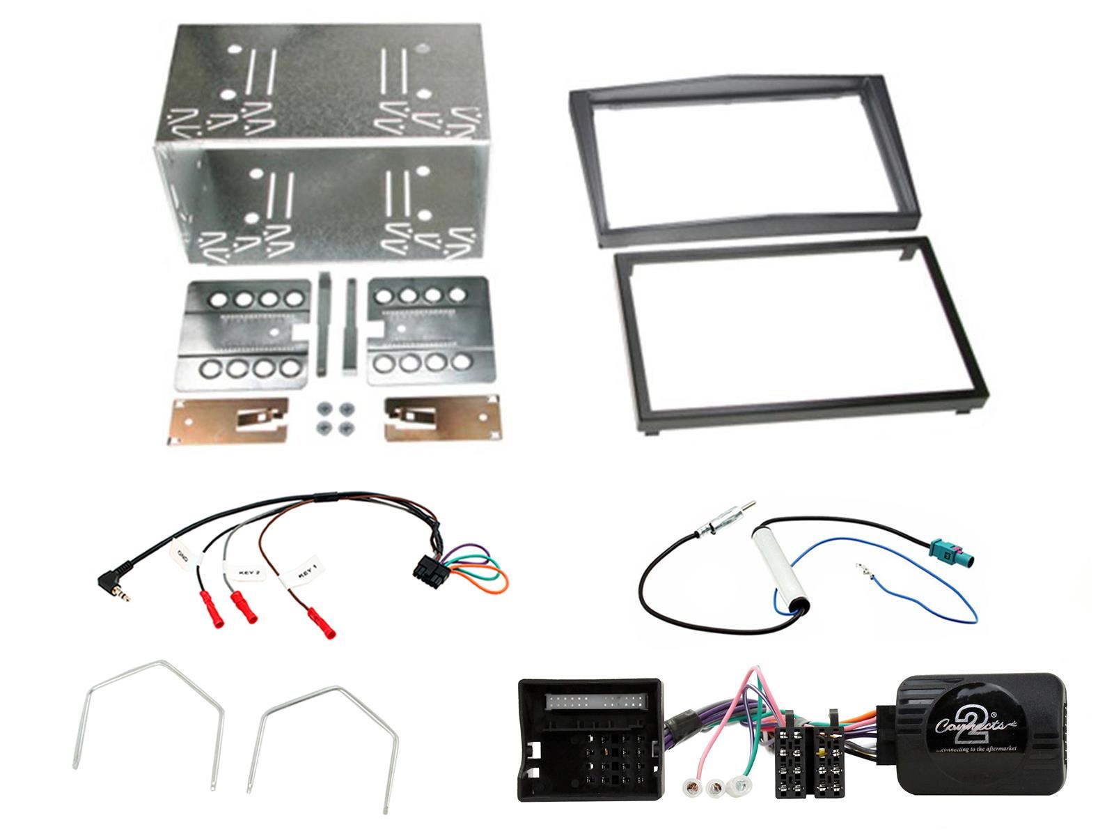 Connects2 CTKVX32 - Vauxhall Antara Astra Corsa Double Din Fascia Installation Kit