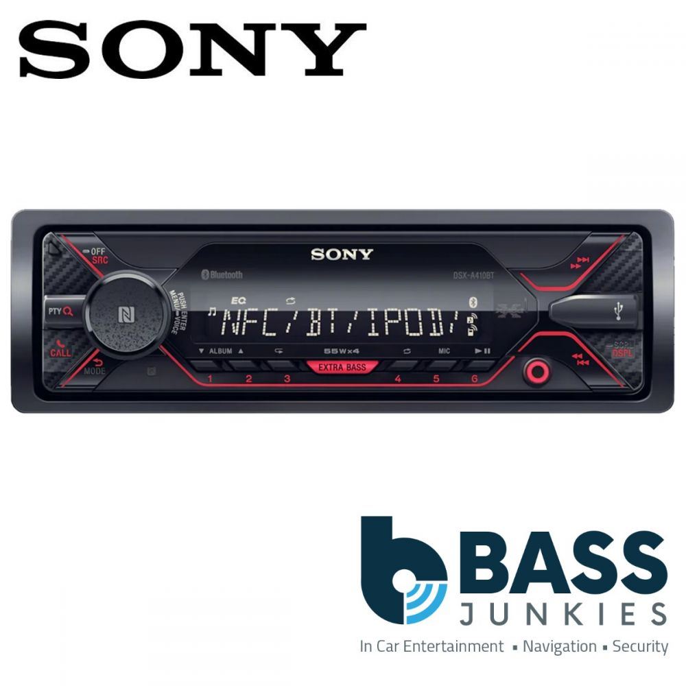 Sony DSX-A410BT Bluetooth Aux USB MP3 Android iPod iPhone Car Stereo Radio