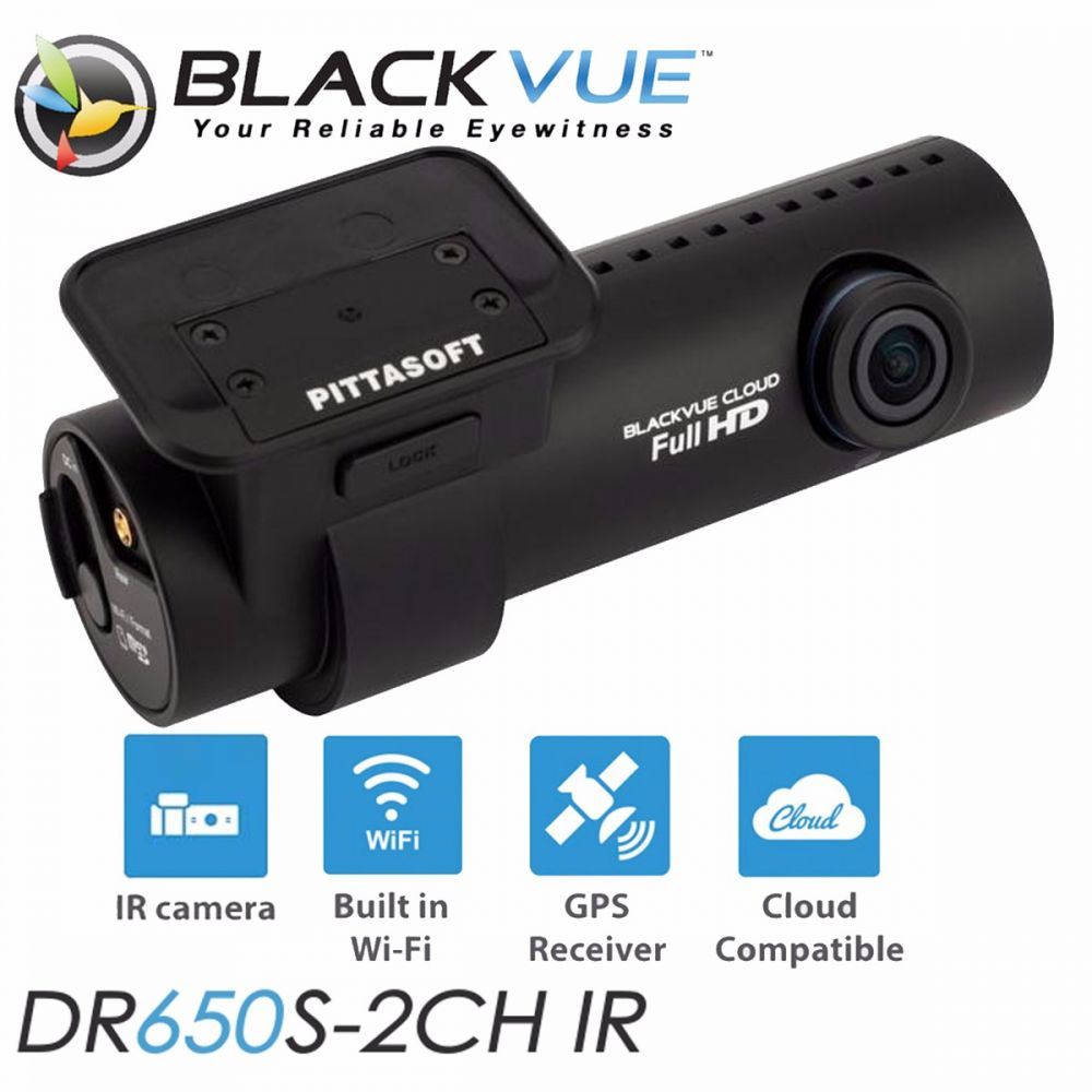 BLACKVUE DR650S 2CH IR - 32GB - Front & Rear Car Dash Cam Full 1080p Camera