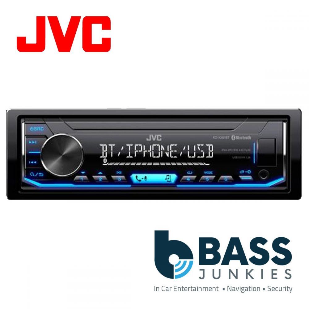 JVC KD-X351BT - Mechless CD MP3 USB Bluetooth Aux In Car Stereo Radio
