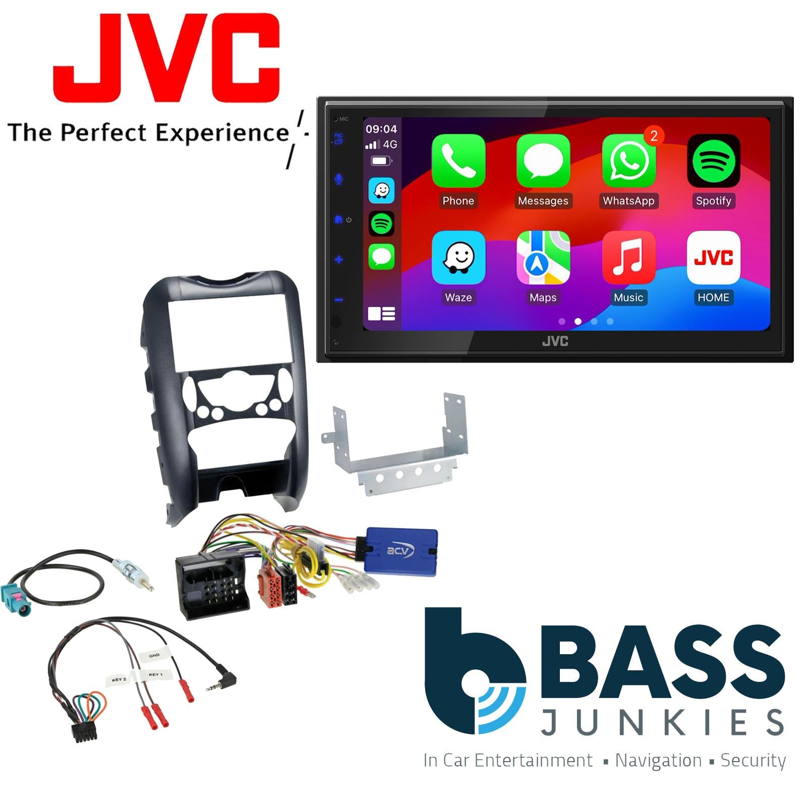 JVC Double Din Car Bluetooth Radio DAB Kit for BMW Mini Clubman R55 07-10
